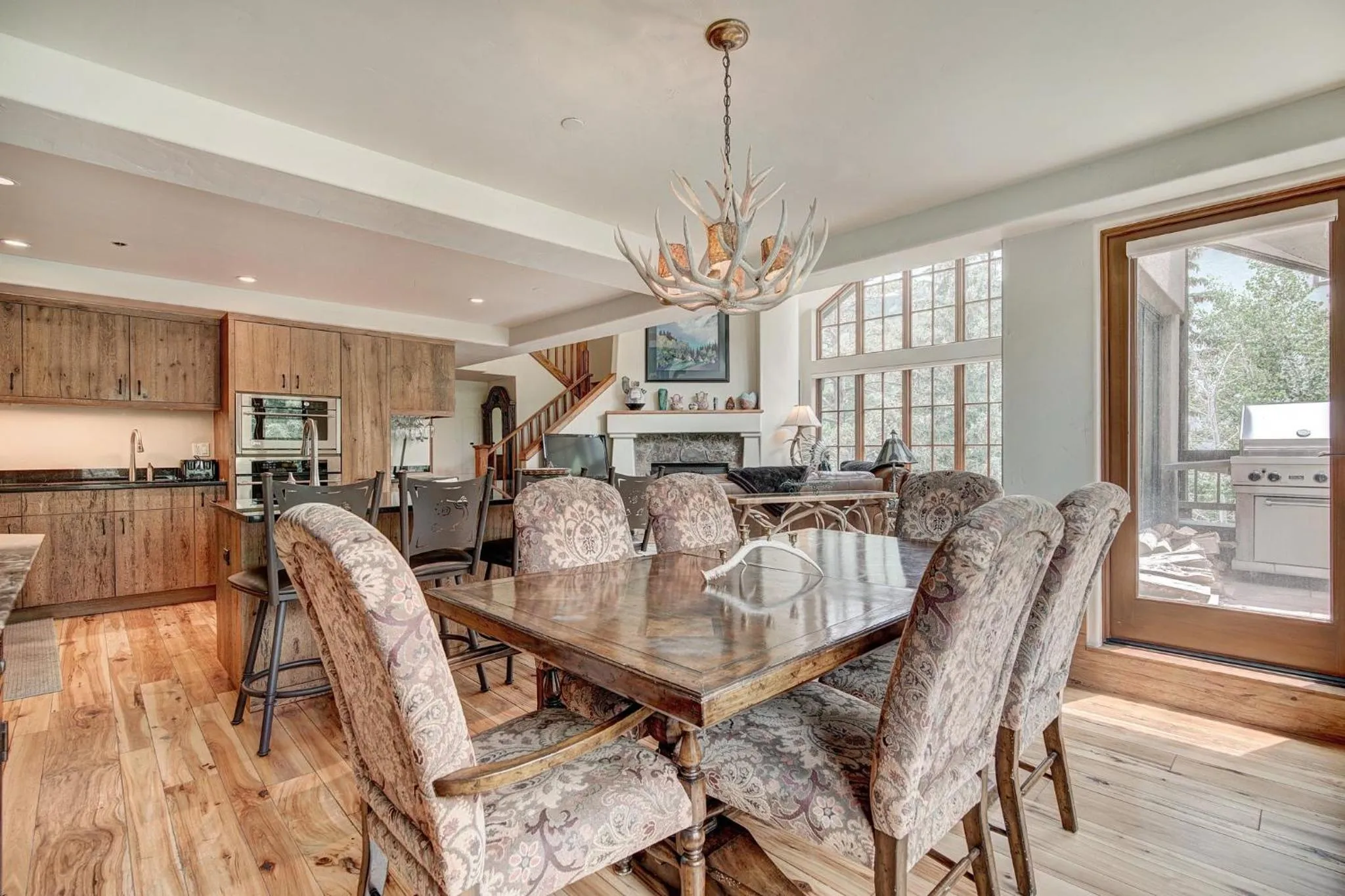 Communal kitchen in The Pines Lodge, a RockResort, by Vail Resorts