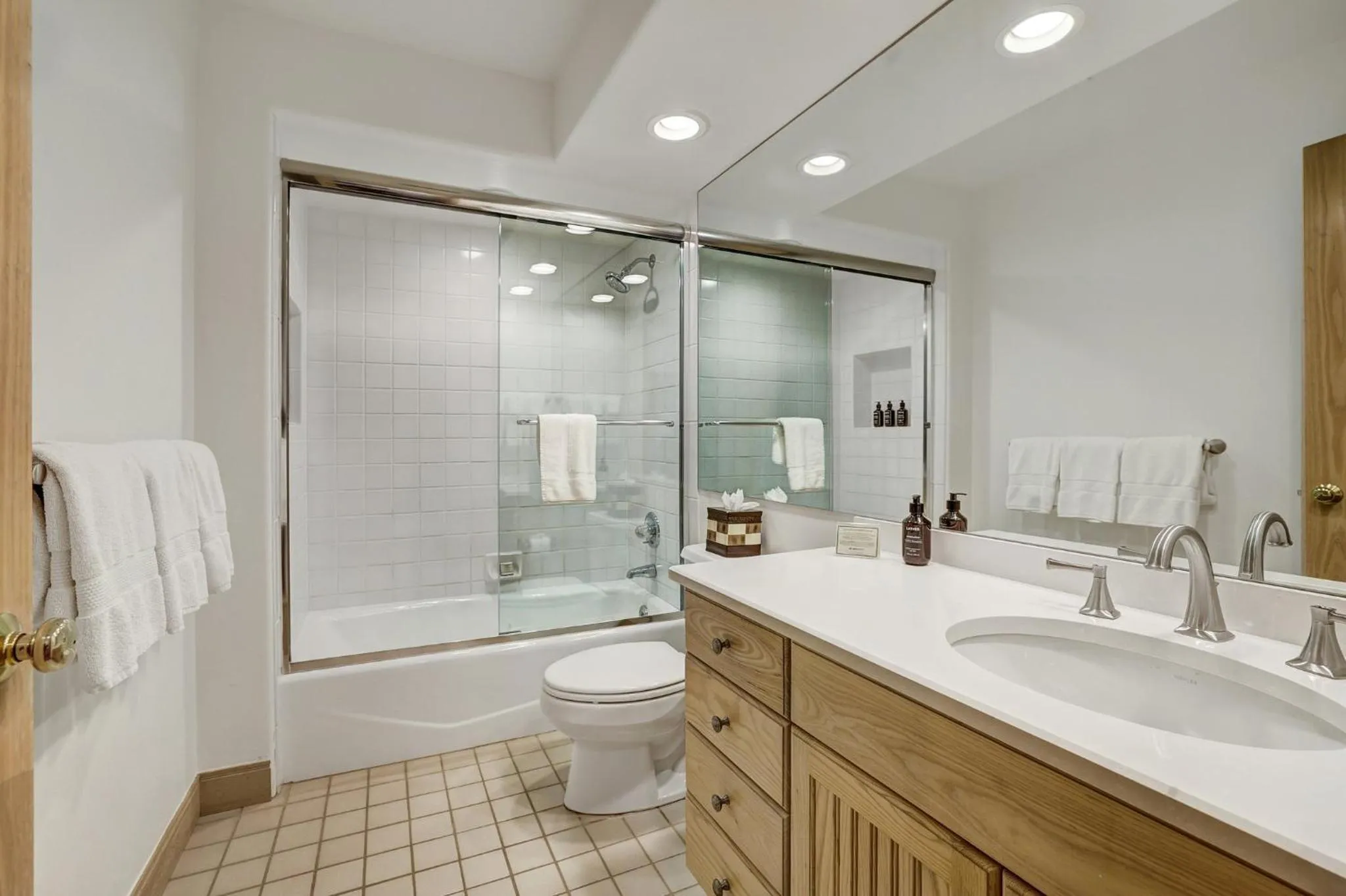 Bathroom in The Pines Lodge, a RockResort, by Vail Resorts