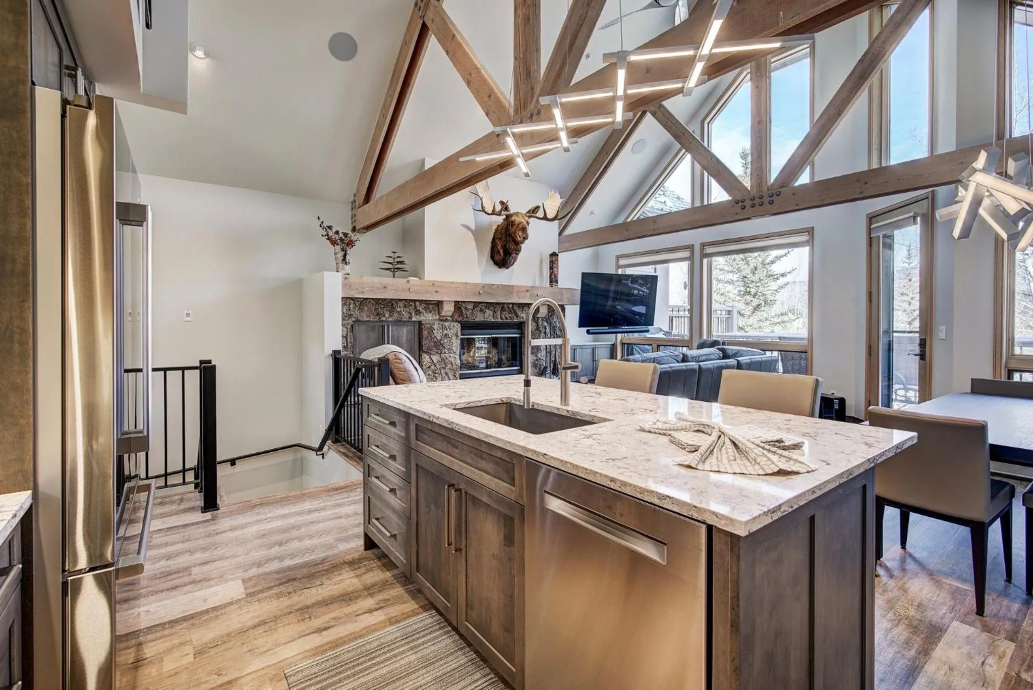 Kitchen or kitchenette in The Pines Lodge, a RockResort, by Vail Resorts
