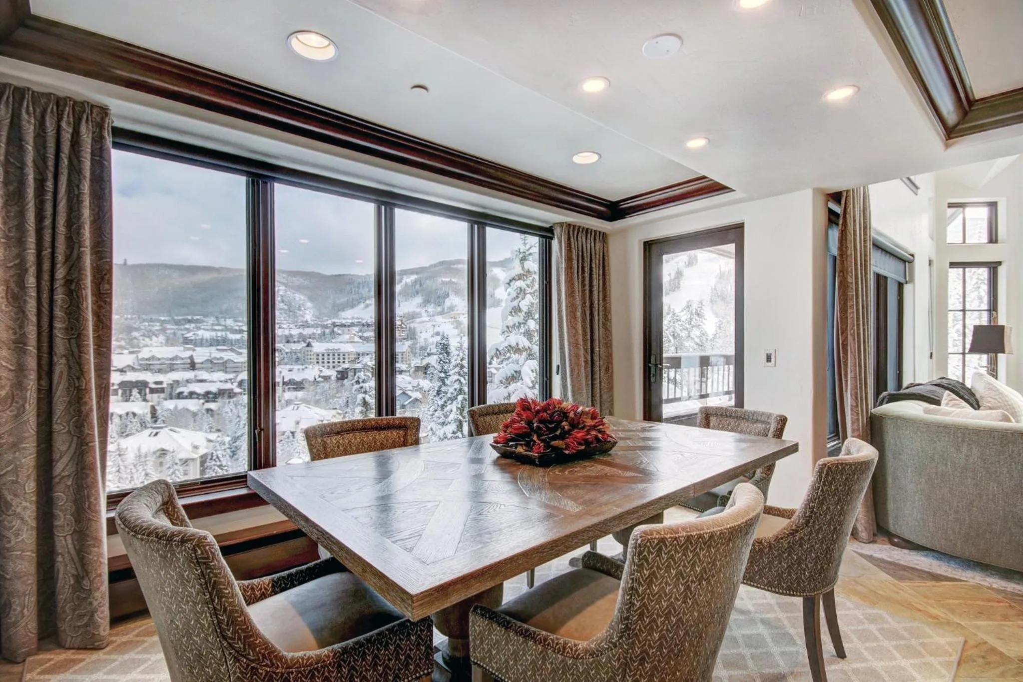 Communal kitchen in The Pines Lodge, a RockResort, by Vail Resorts