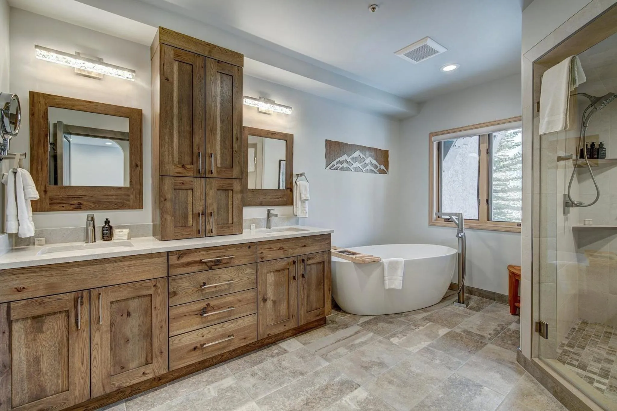 Bathroom in The Pines Lodge, a RockResort, by Vail Resorts