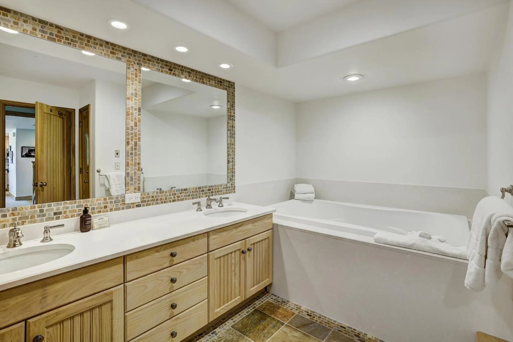 Bathroom in The Pines Lodge, a RockResort, by Vail Resorts