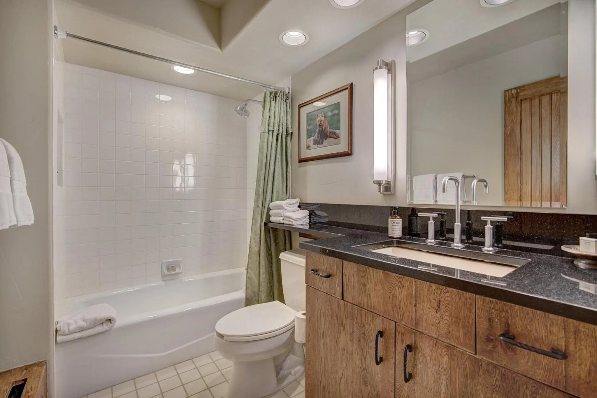 Bathroom in The Pines Lodge, a RockResort, by Vail Resorts