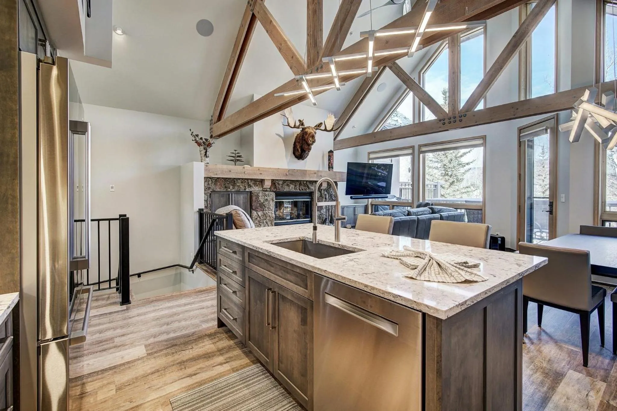 Kitchen or kitchenette in The Pines Lodge, a RockResort, by Vail Resorts