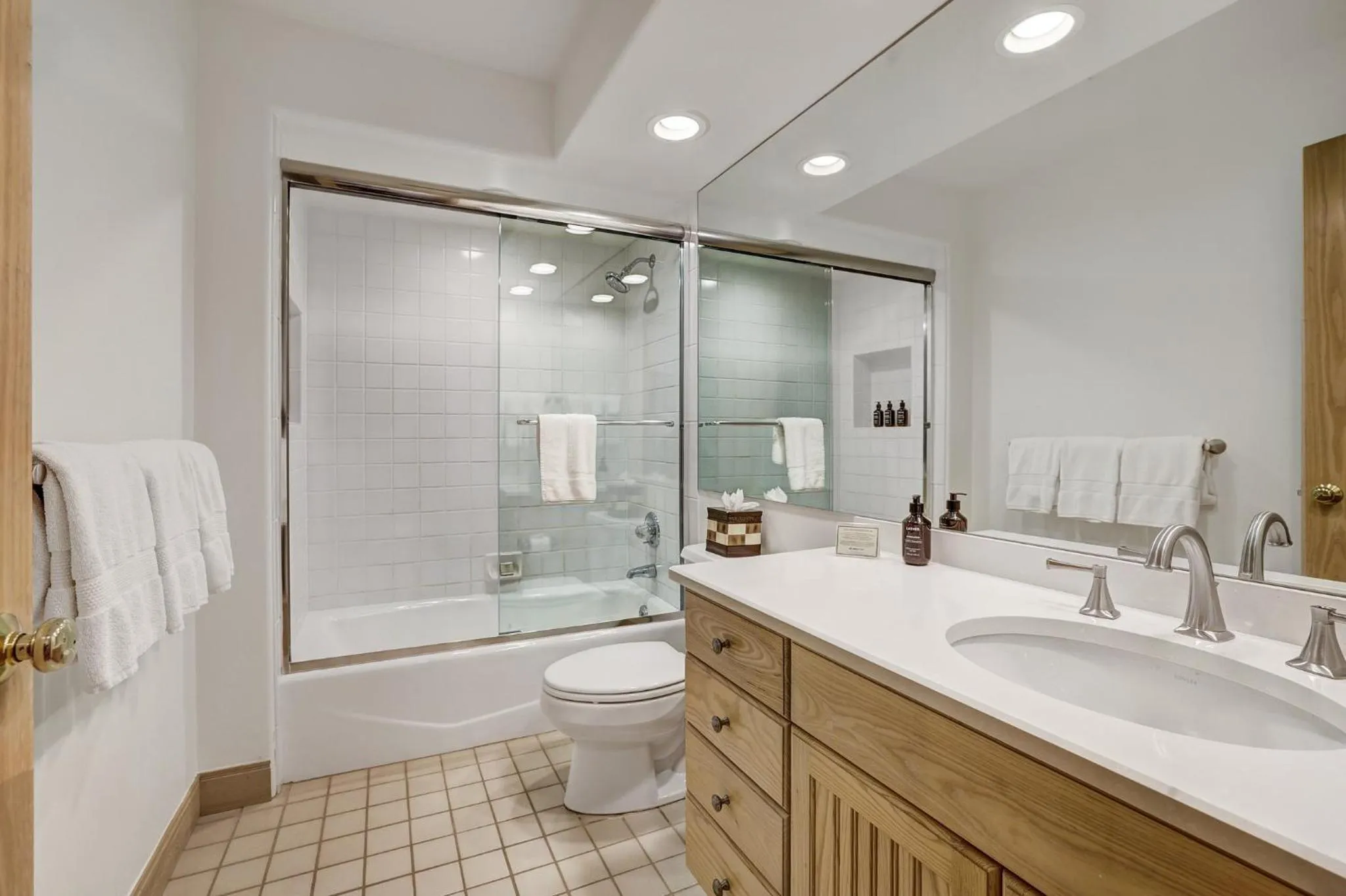 Bathroom in The Pines Lodge, a RockResort, by Vail Resorts