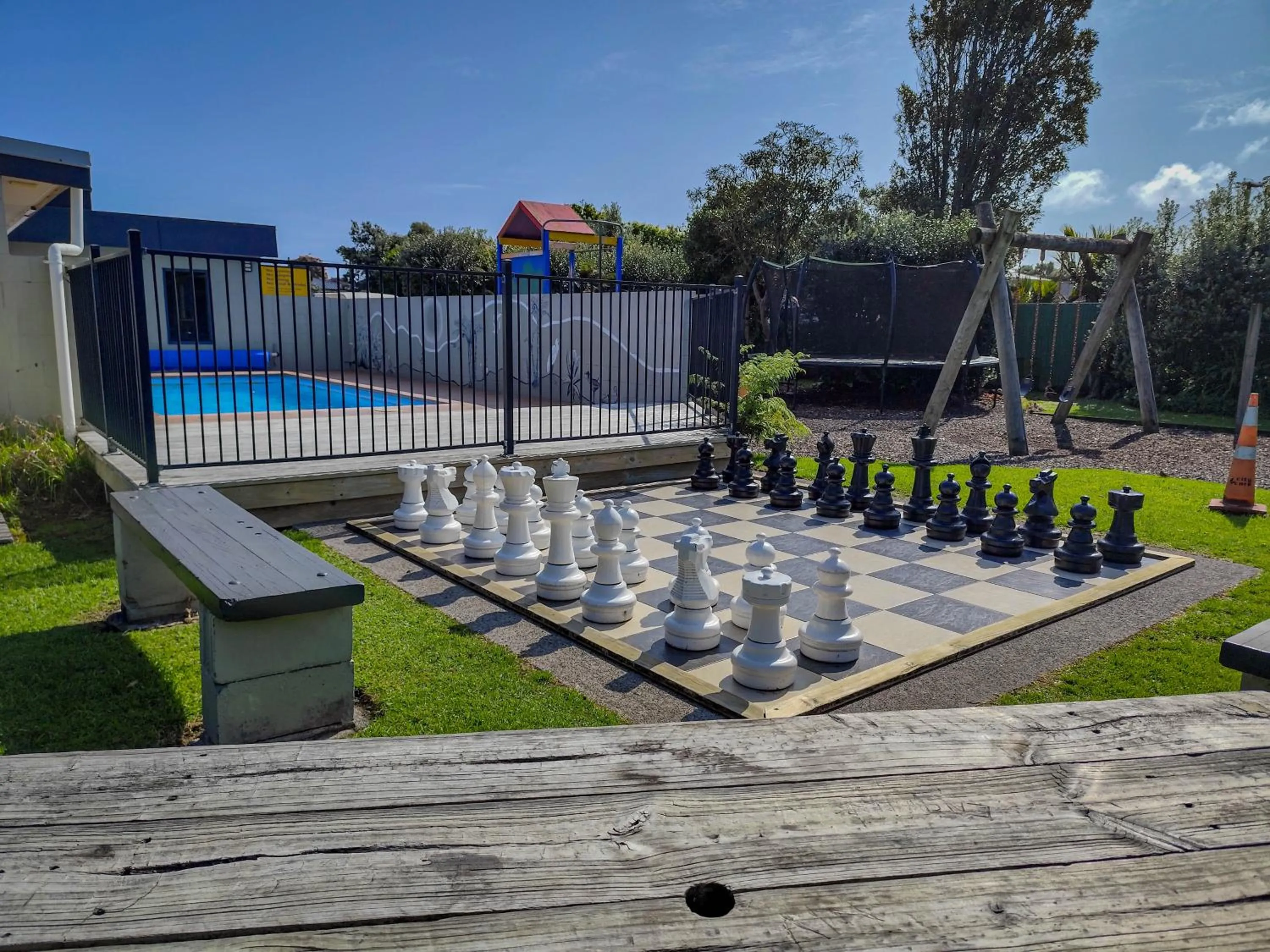 Children play ground in New Plymouth TOP 10 Holiday Park