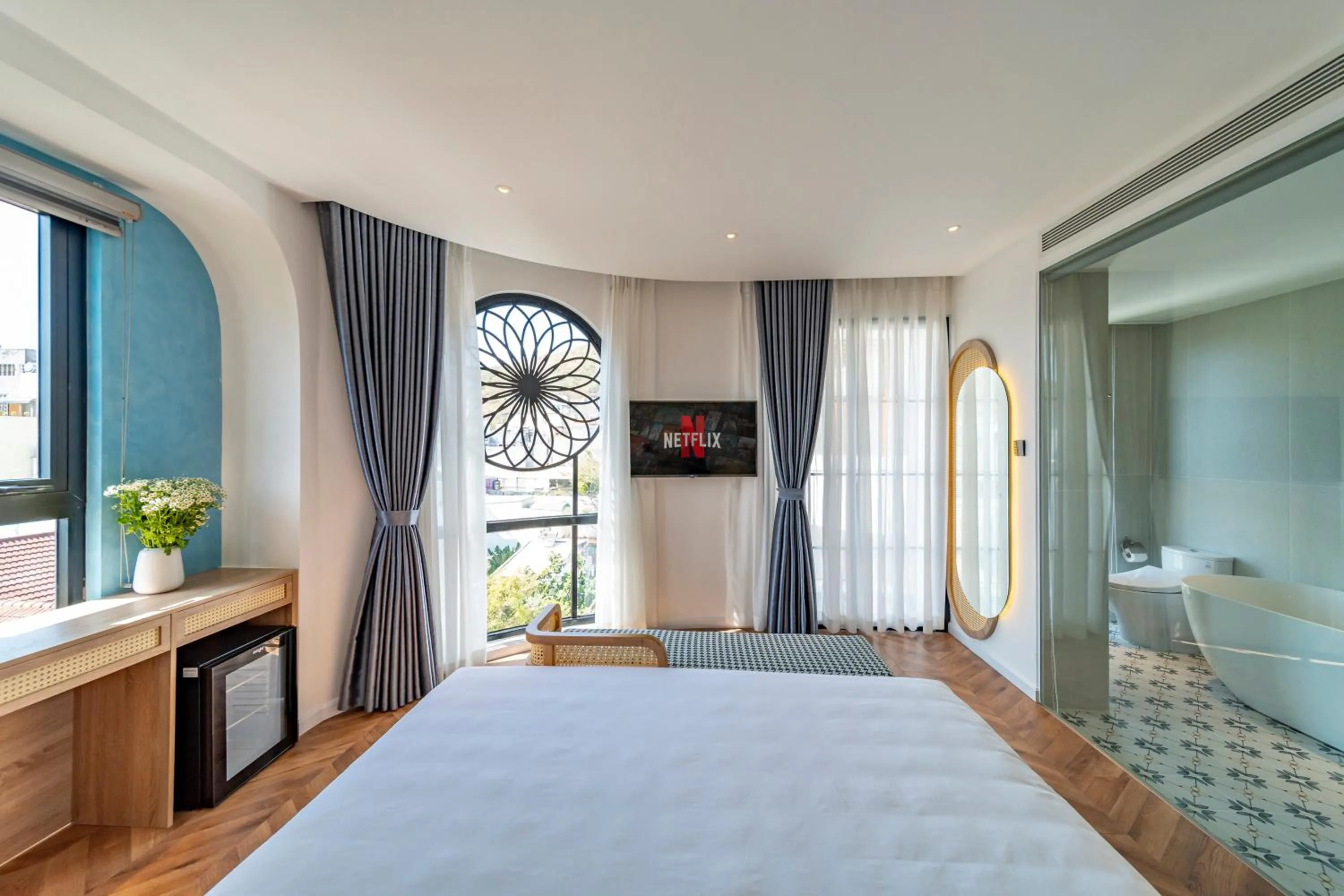 Bedroom, Bed in V Boutique Hotel - Complimentary refreshments