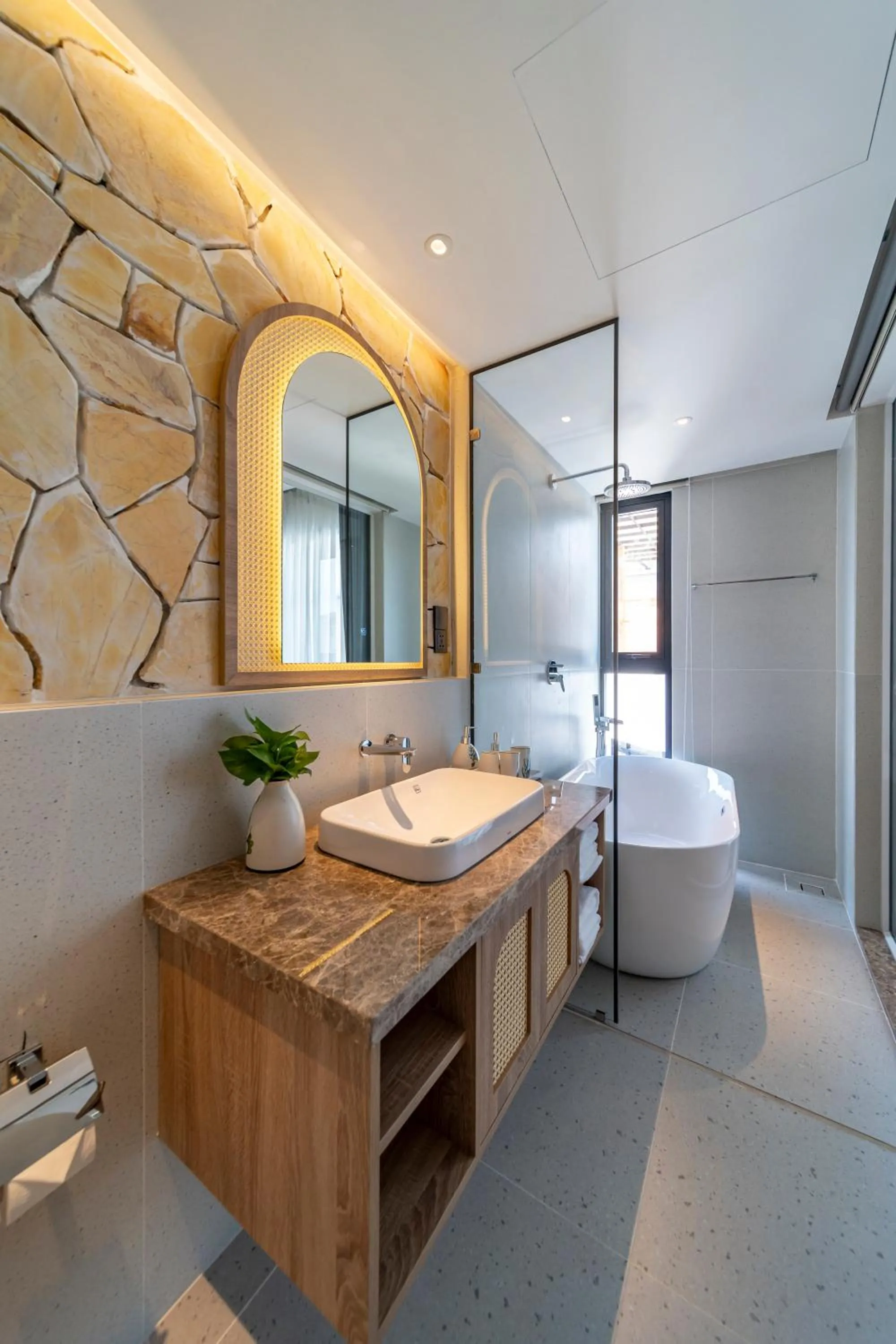 Bathroom in V Boutique Hotel - Complimentary refreshments