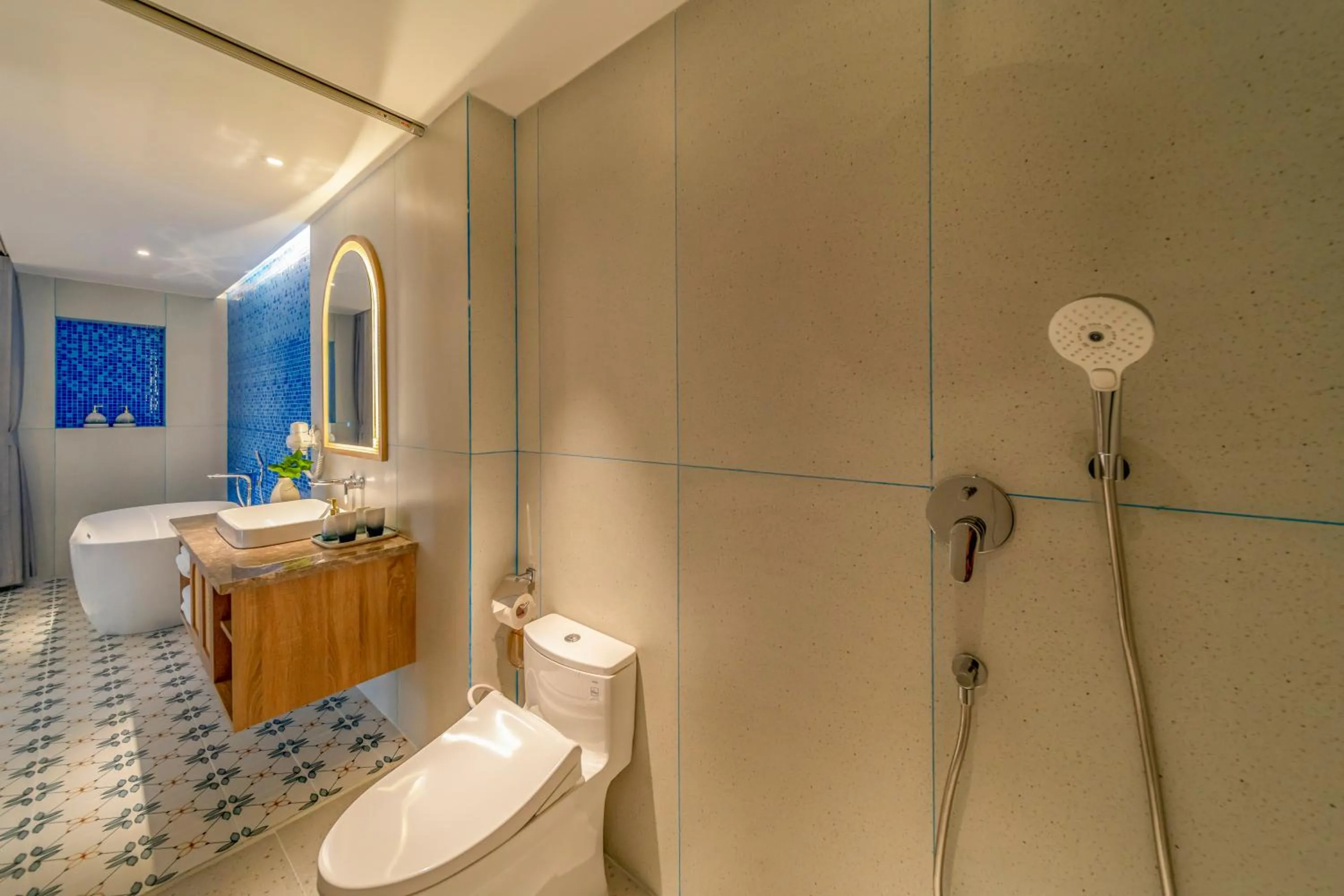 Bathroom in V Boutique Hotel - Complimentary refreshments