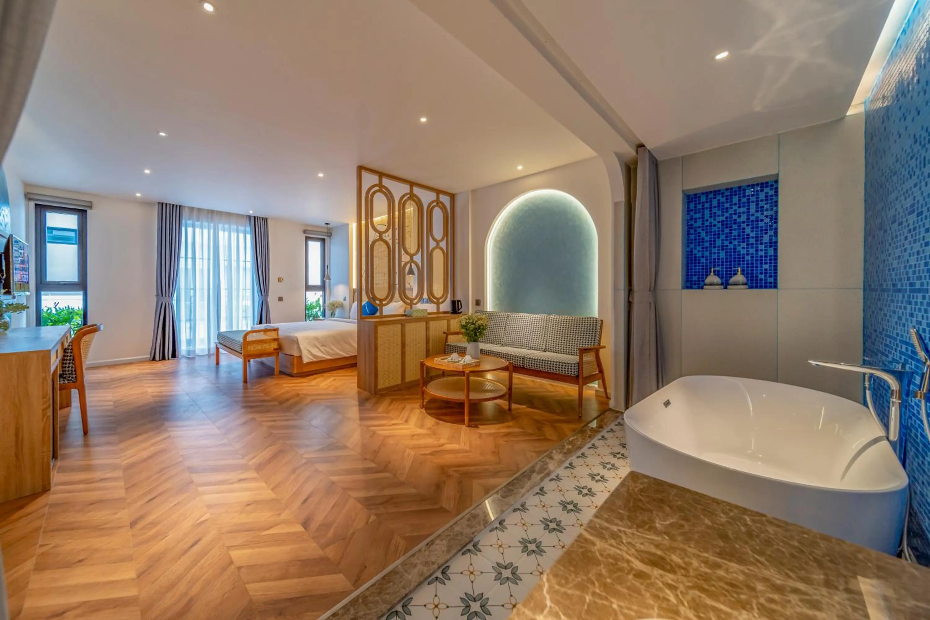 Bathroom in V Boutique Hotel - Complimentary refreshments