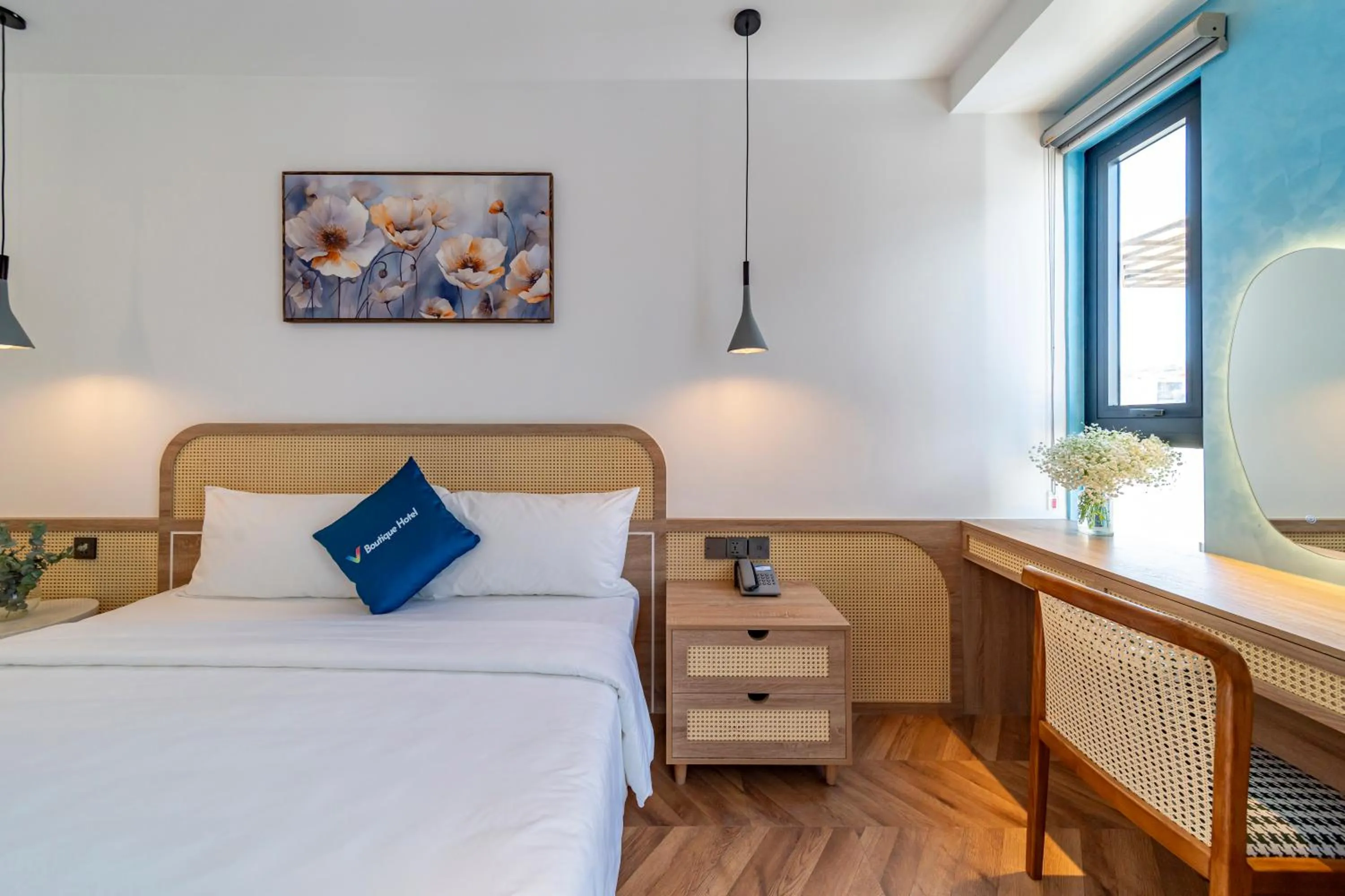 Bedroom, Bed in V Boutique Hotel - Complimentary refreshments