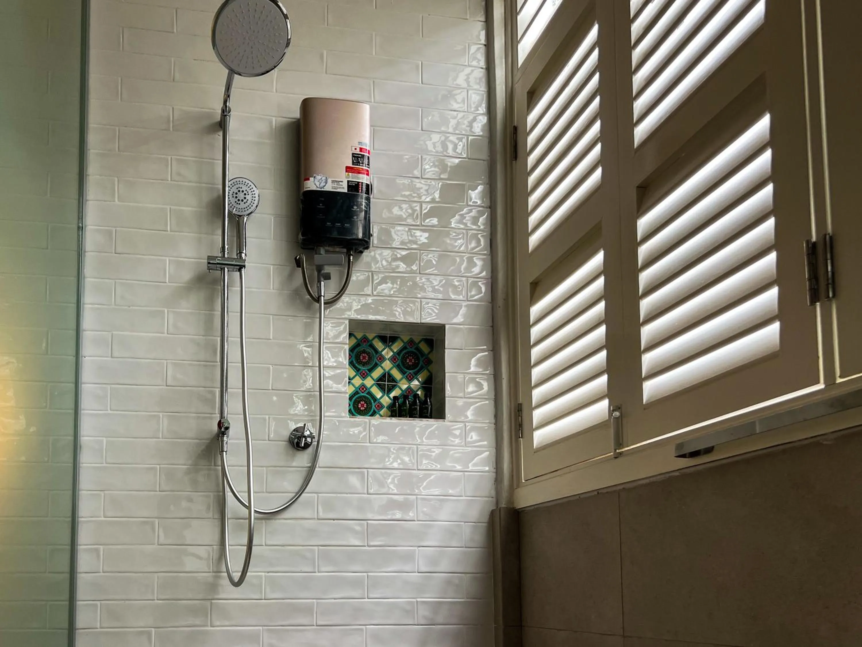 Shower in Peranakan Suites Georgetown