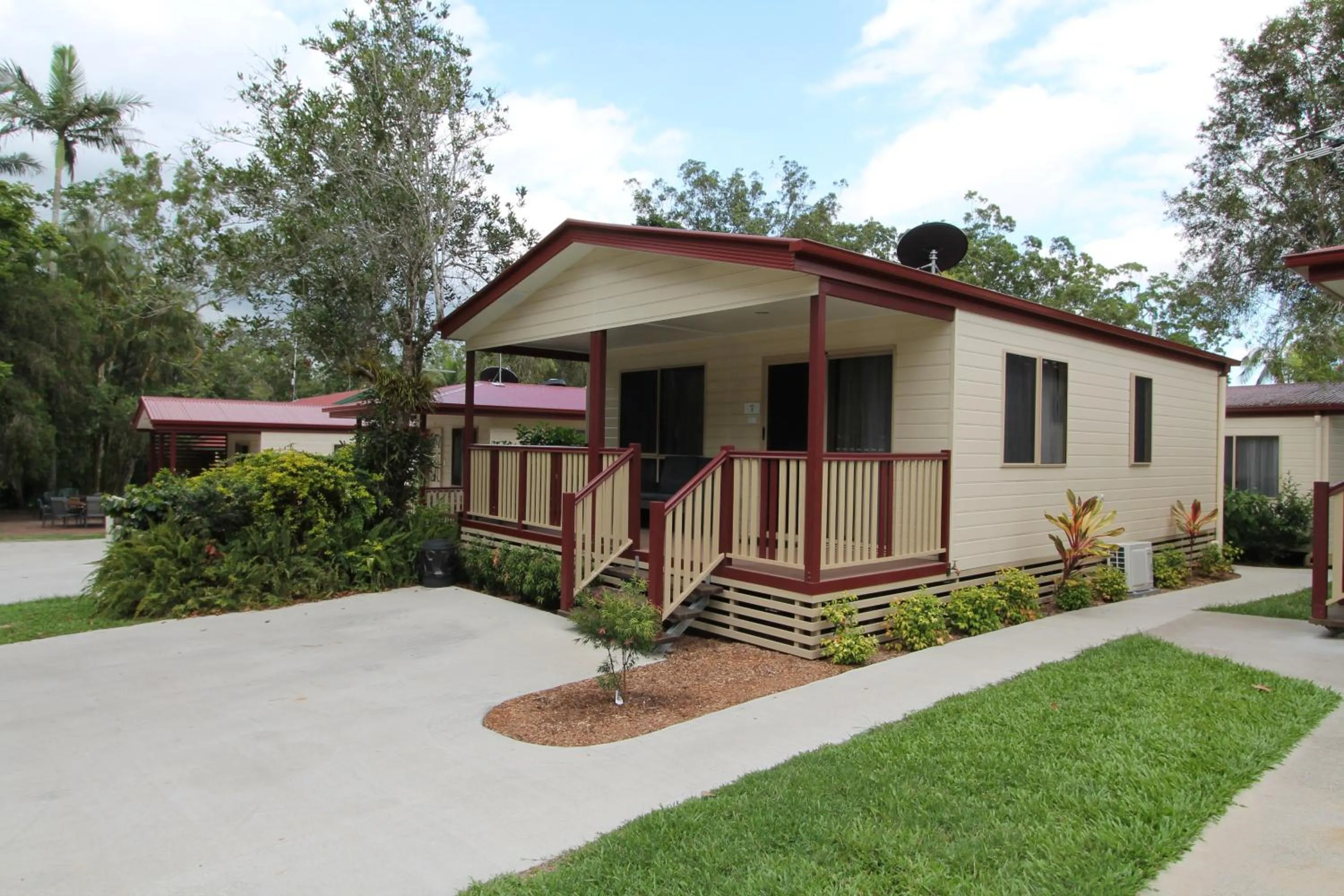 Facade/entrance in NRMA Atherton Tablelands Holiday Park