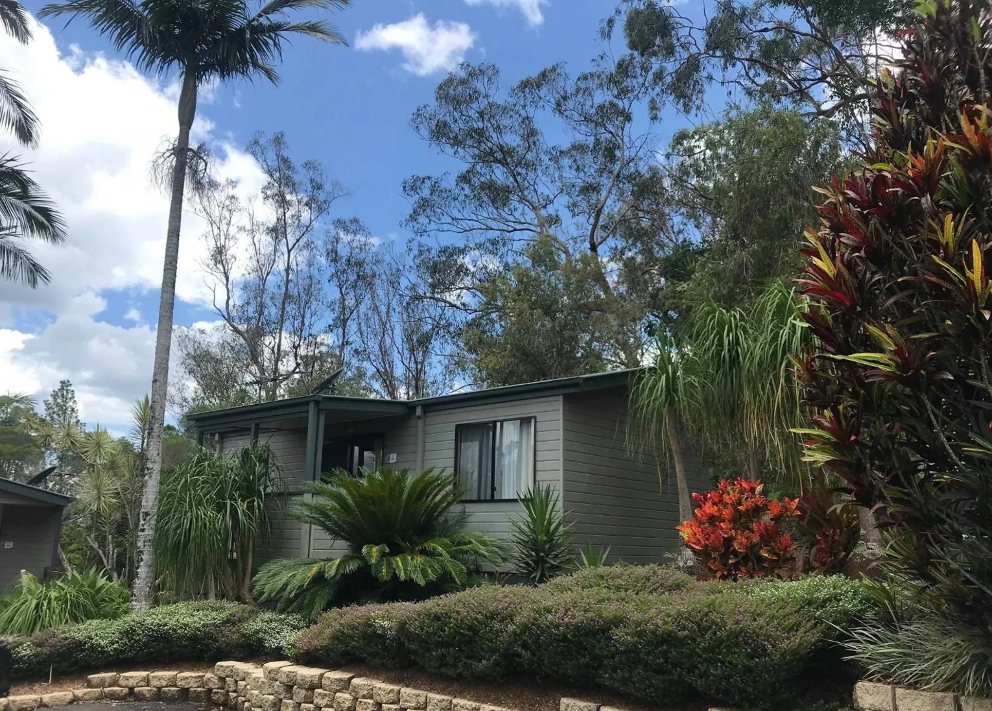 Garden in NRMA Atherton Tablelands Holiday Park