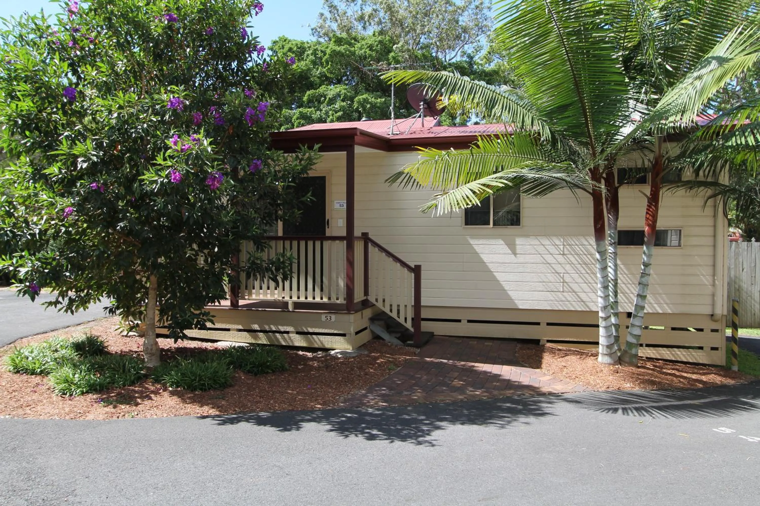 Facade/entrance in NRMA Atherton Tablelands Holiday Park