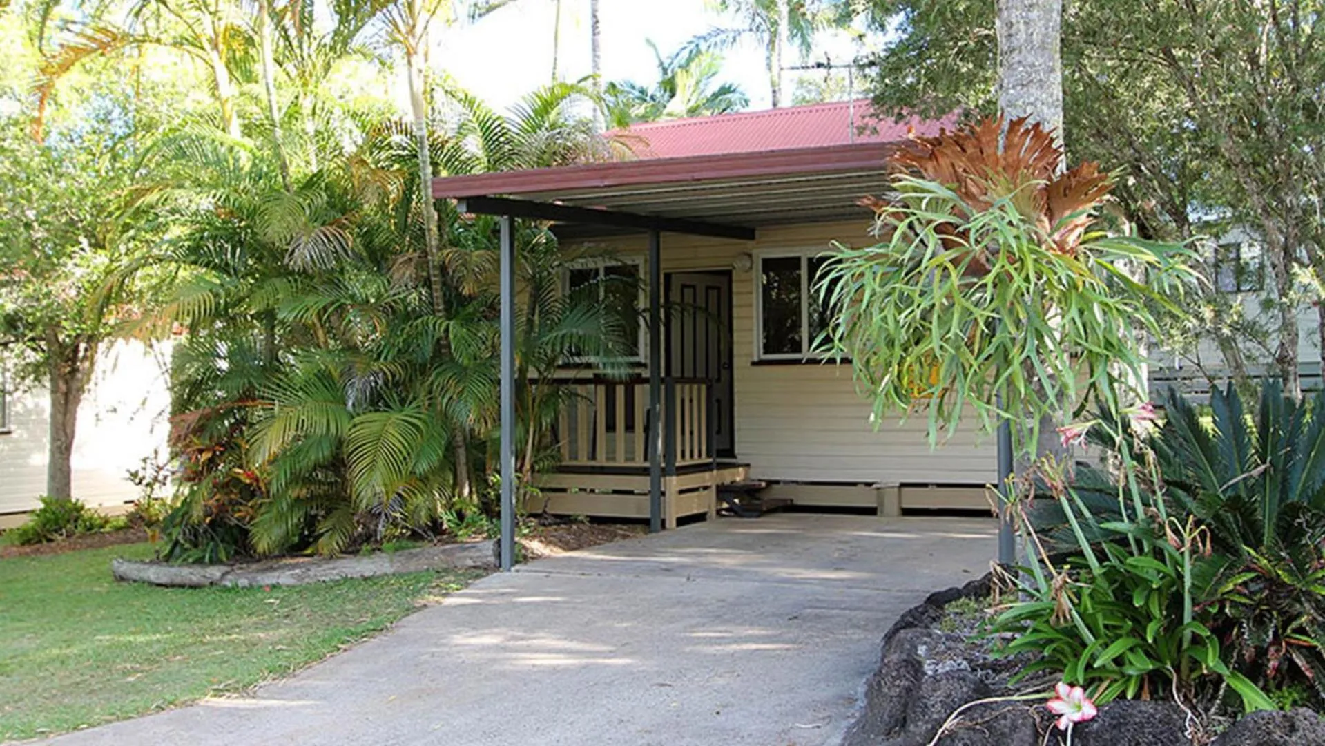 Patio in NRMA Atherton Tablelands Holiday Park