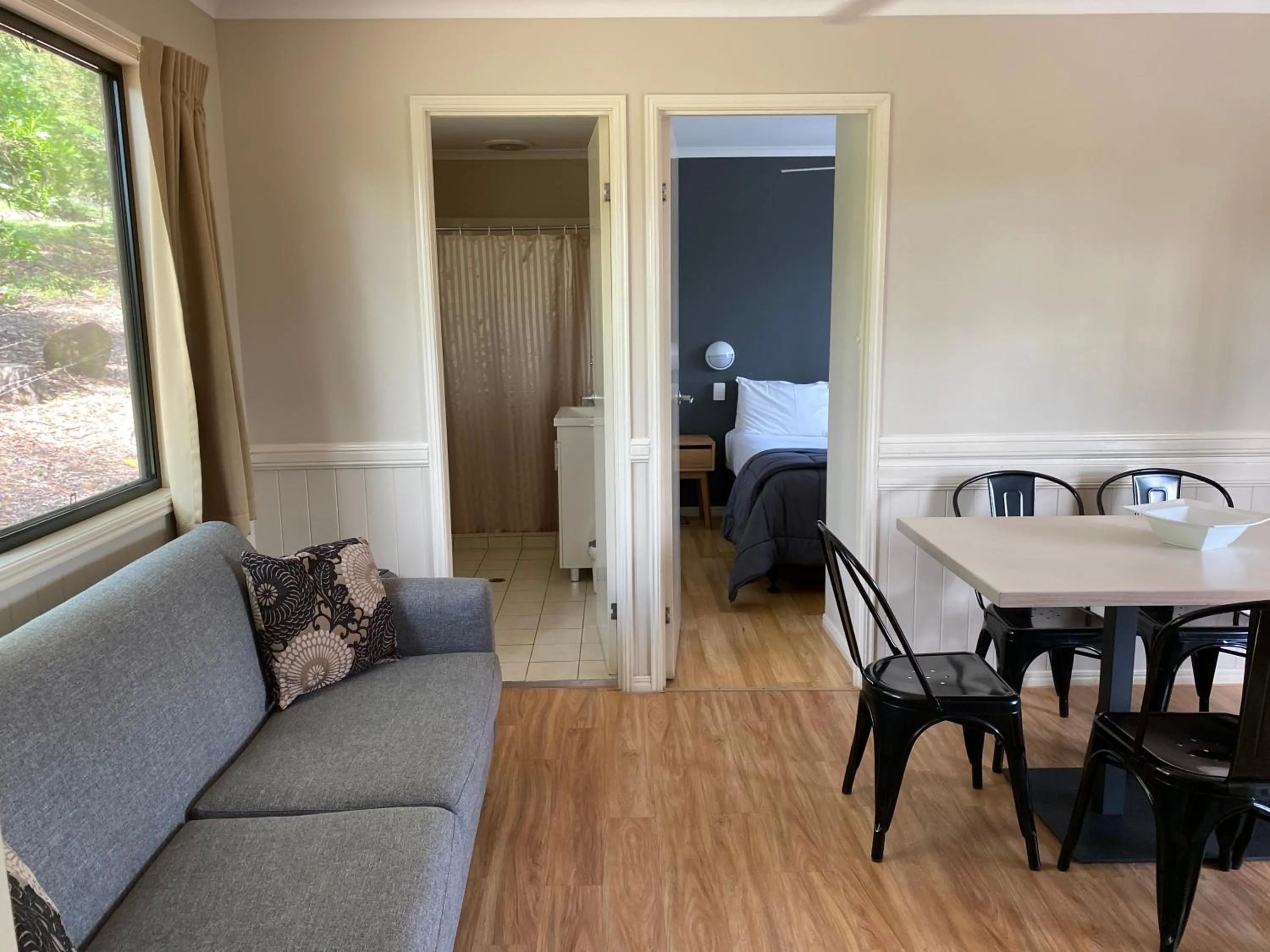 Living room in NRMA Atherton Tablelands Holiday Park