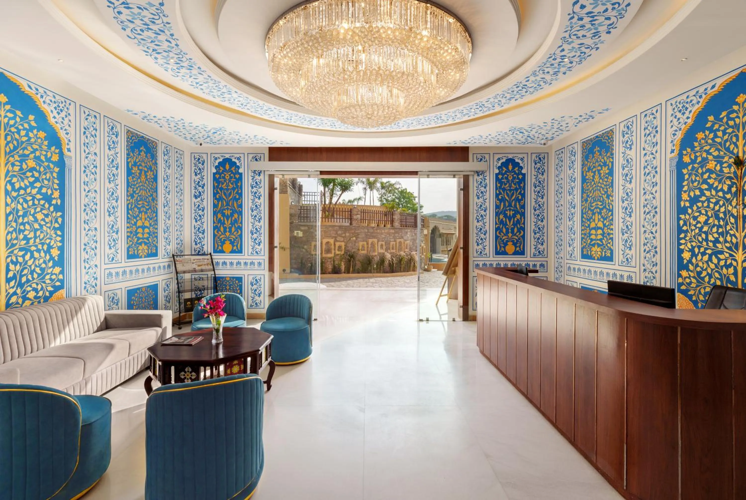 Lobby or reception in Turban Roopgarh Resort and Spa, Udaipur