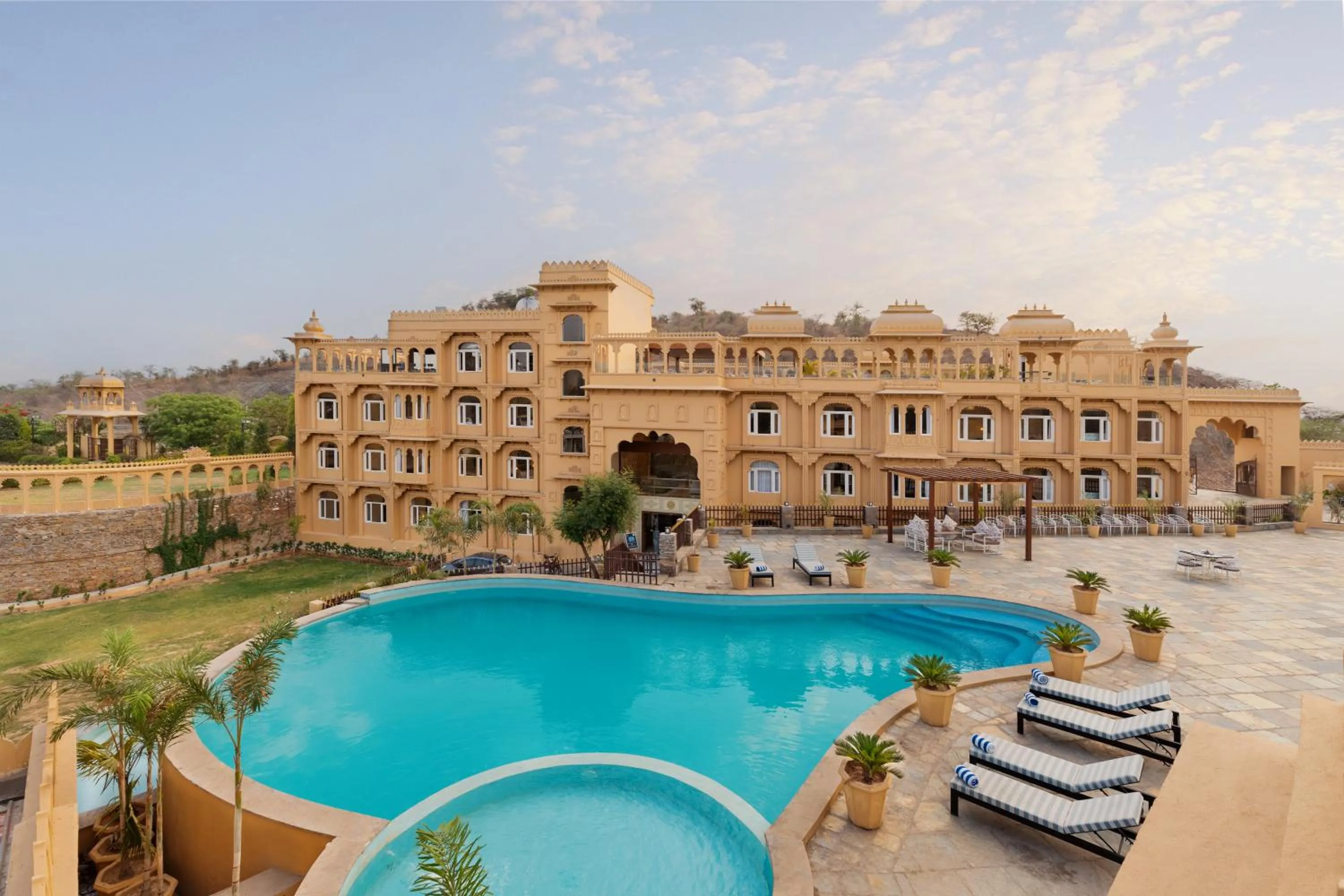 Property building in Turban Roopgarh Resort and Spa, Udaipur