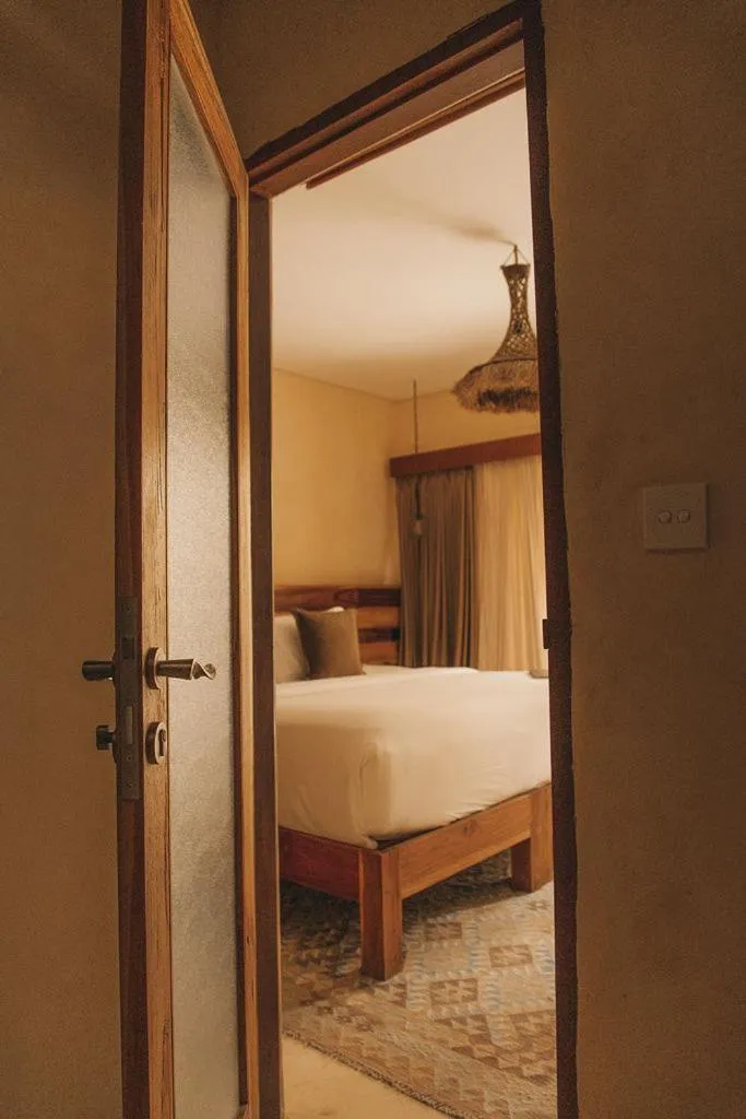 Bed in Lulu's Villas