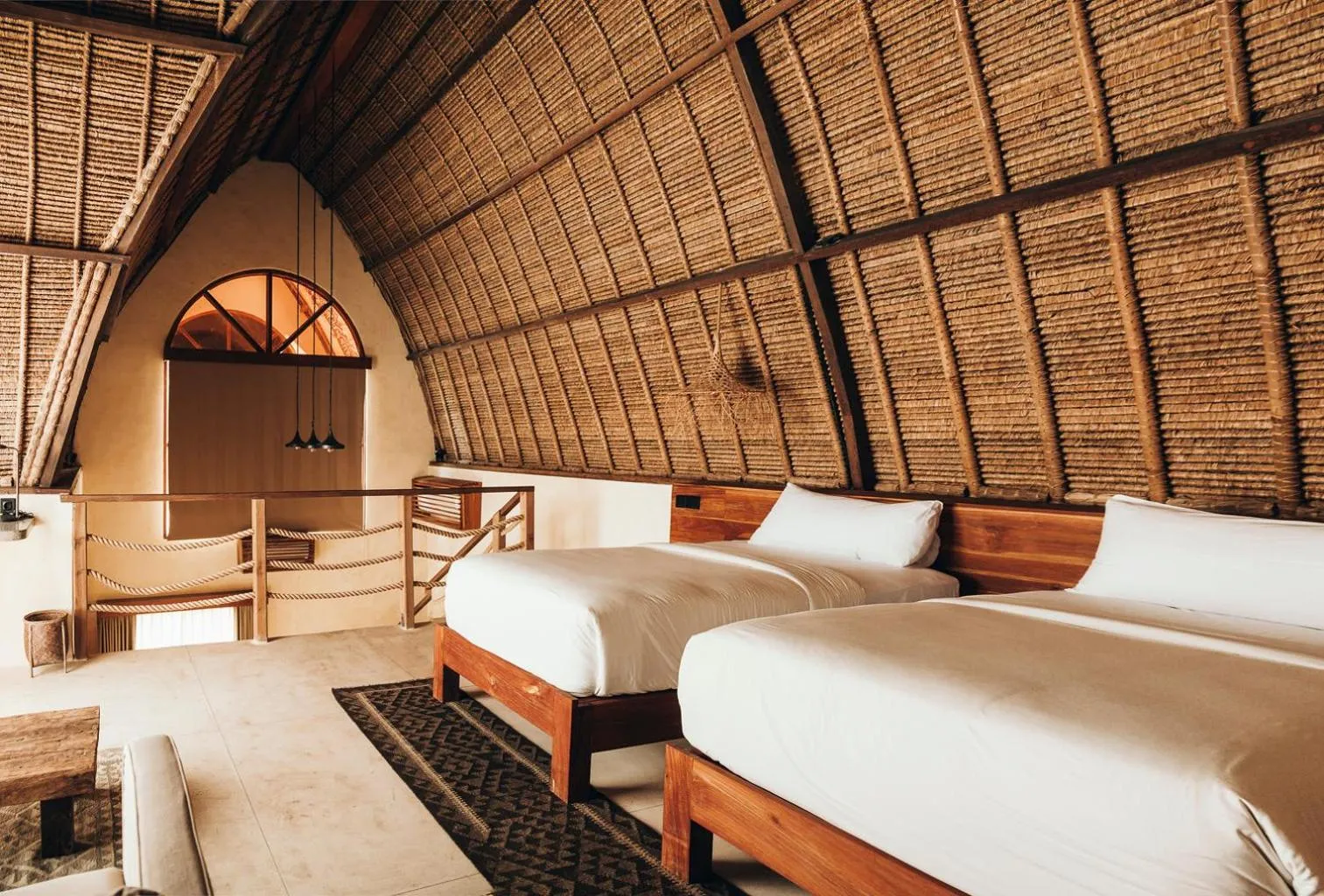 Bed in Lulu's Villas