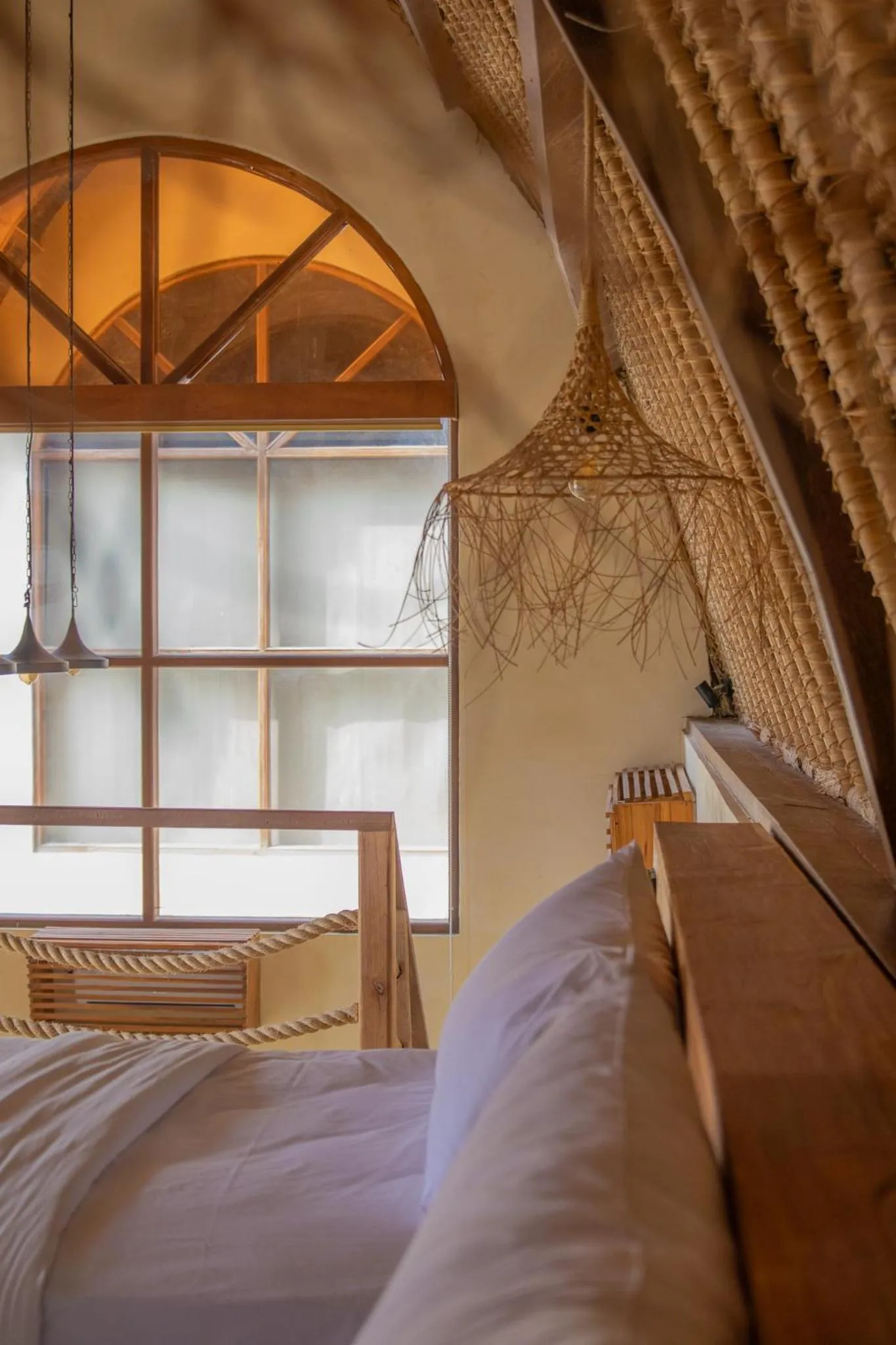 Bed in Lulu's Villas