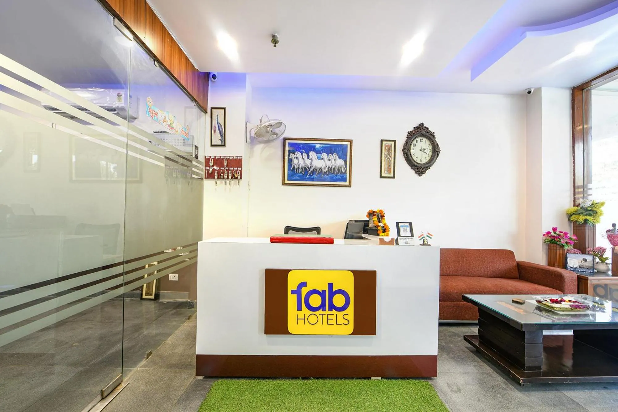 Lobby or reception in FabHotel Gracious Inn