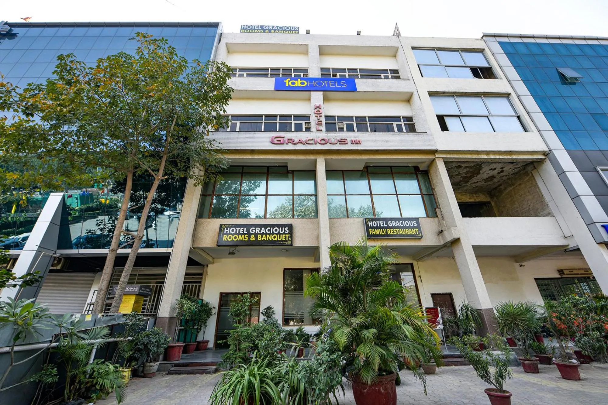 Property building in FabHotel Gracious Inn