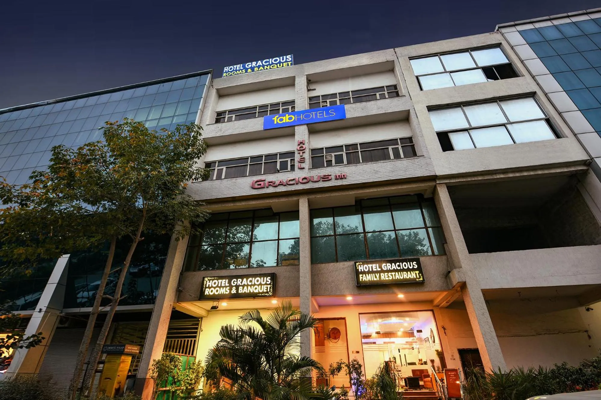 Property building in FabHotel Gracious Inn