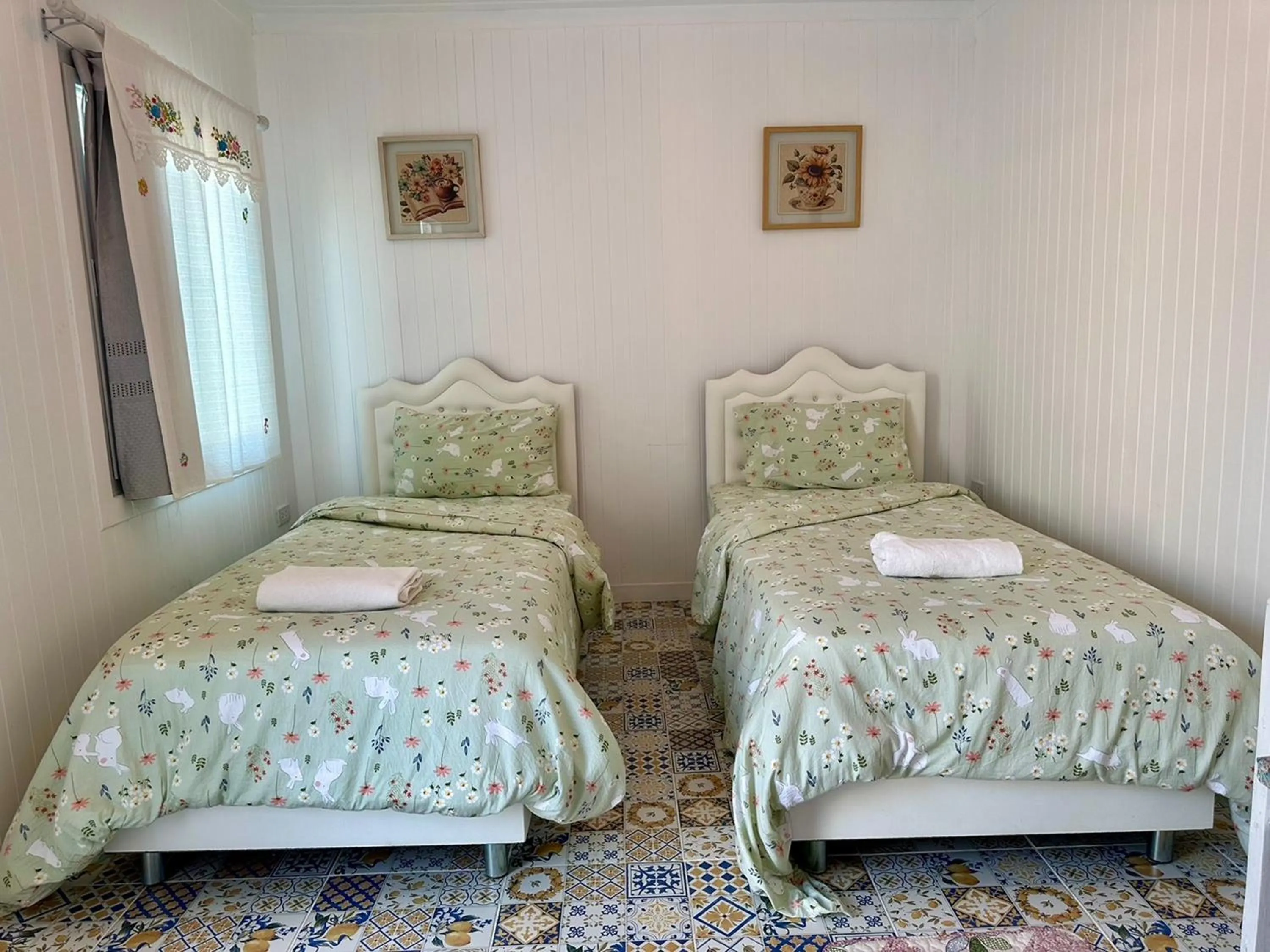 Bed in Peang Tara Cafe & Resort