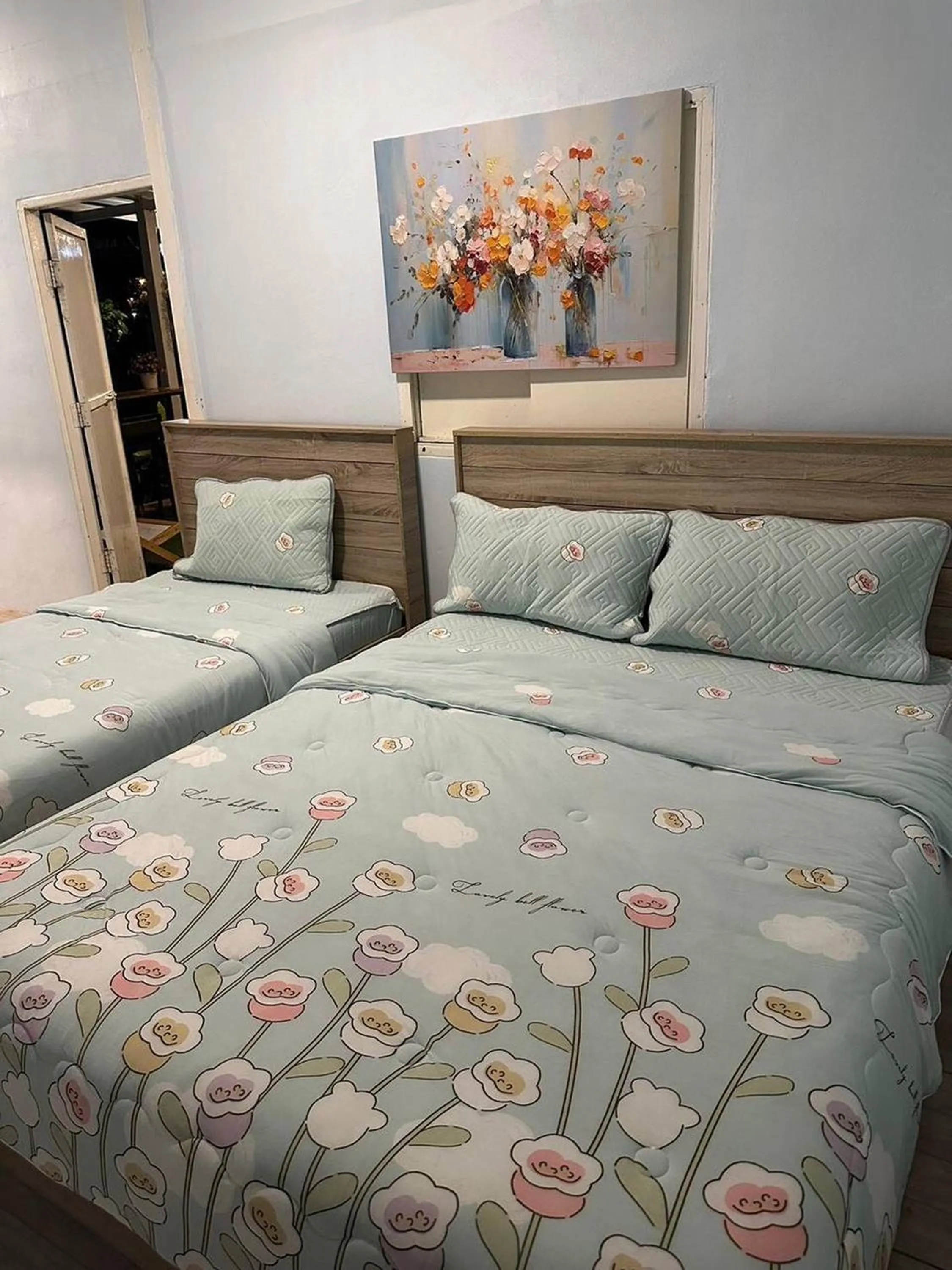 Bed in Peang Tara Cafe & Resort