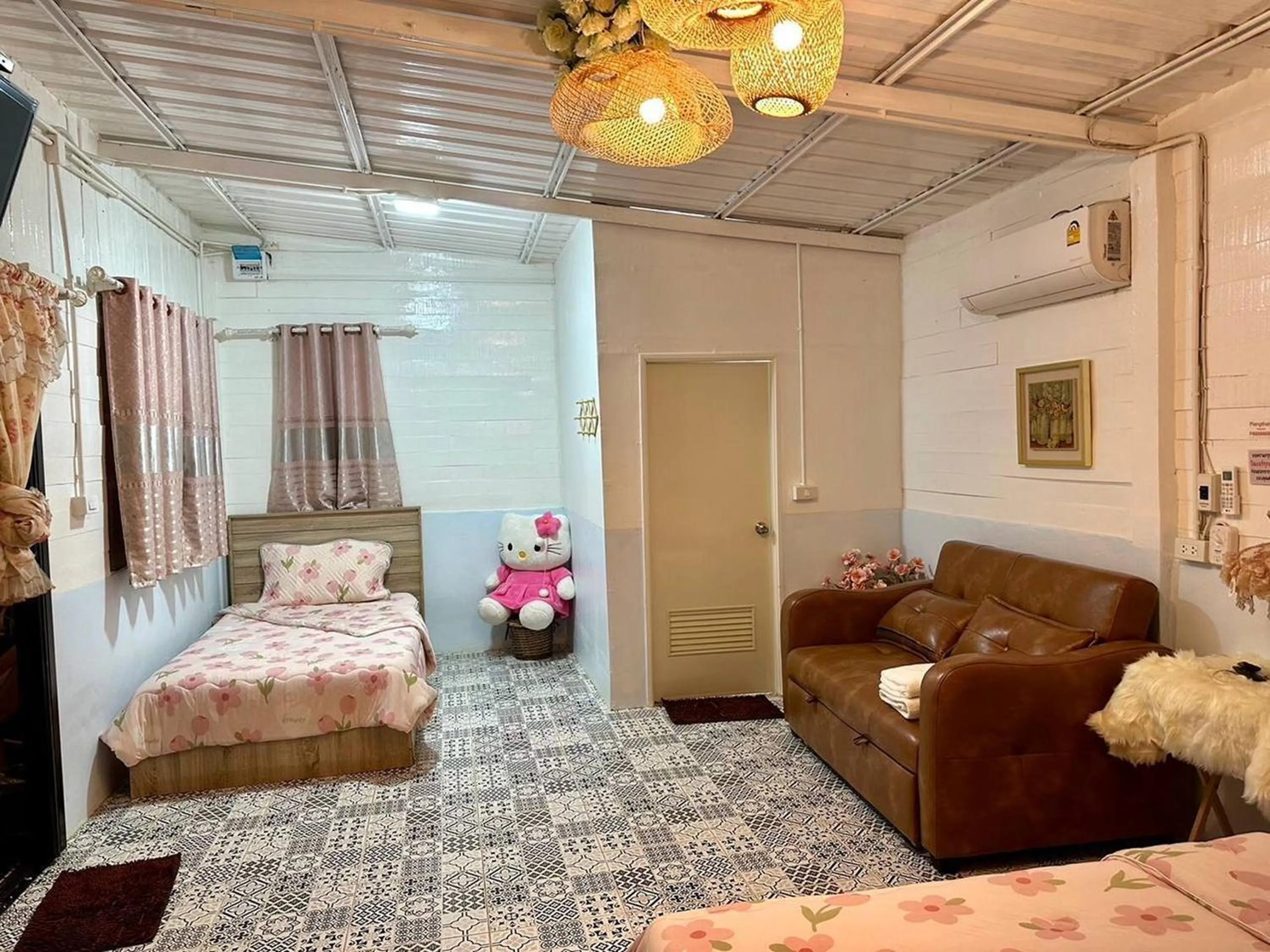 Bed in Peang Tara Cafe & Resort