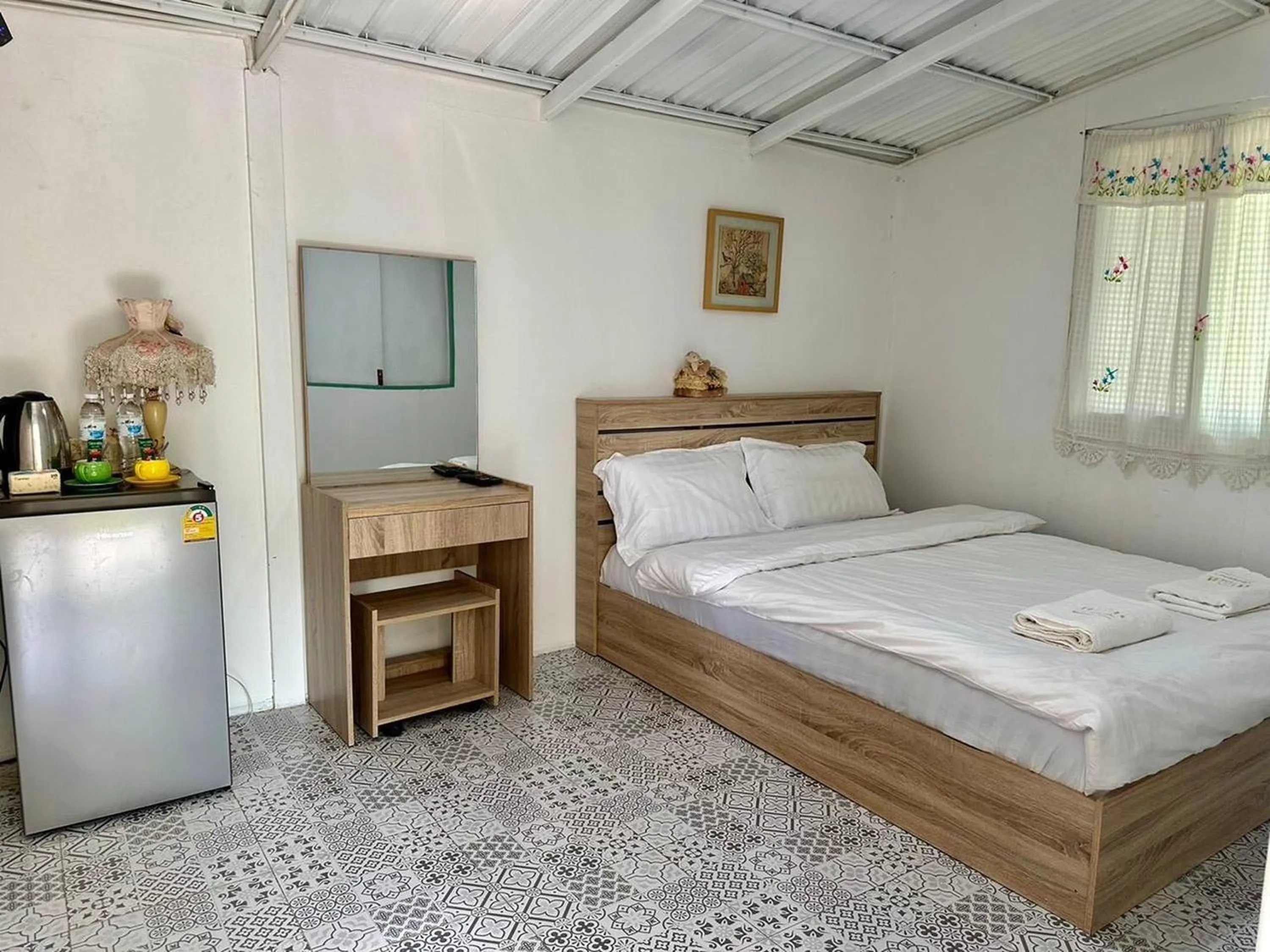 Bed in Peang Tara Cafe & Resort