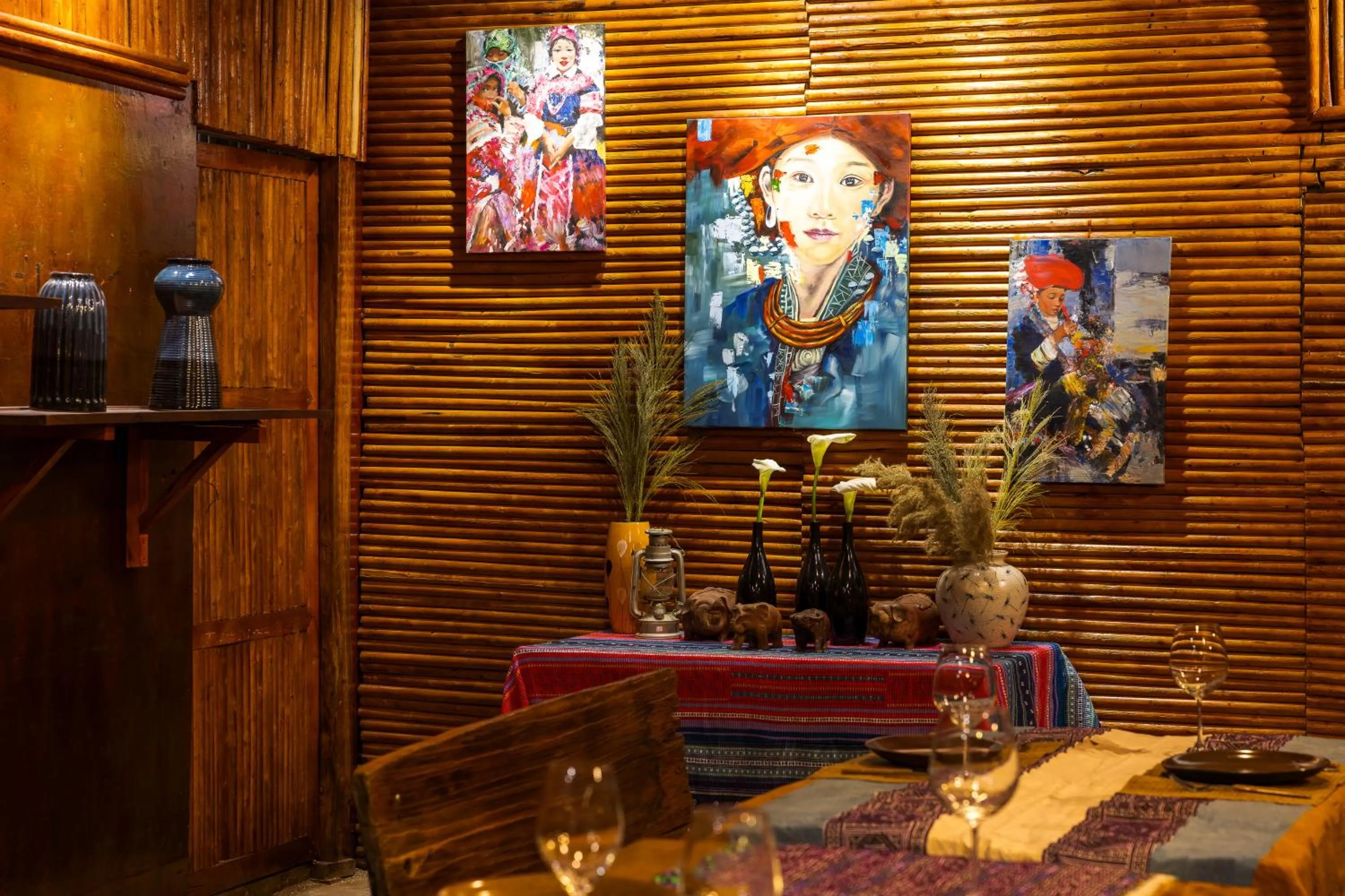 Decorative detail in Sapaxa Spring Garden Ecolodge