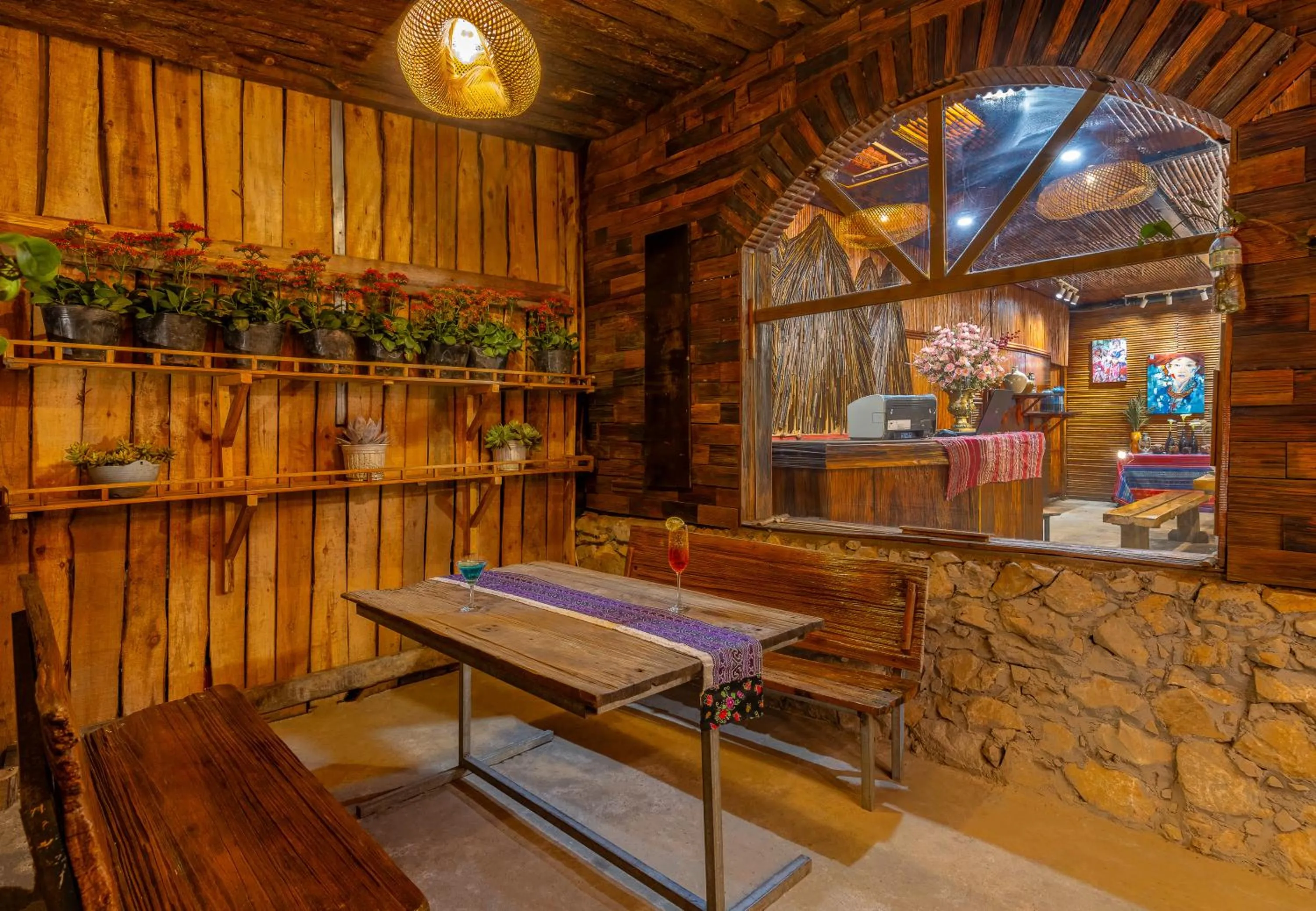 Patio in Sapaxa Spring Garden Ecolodge