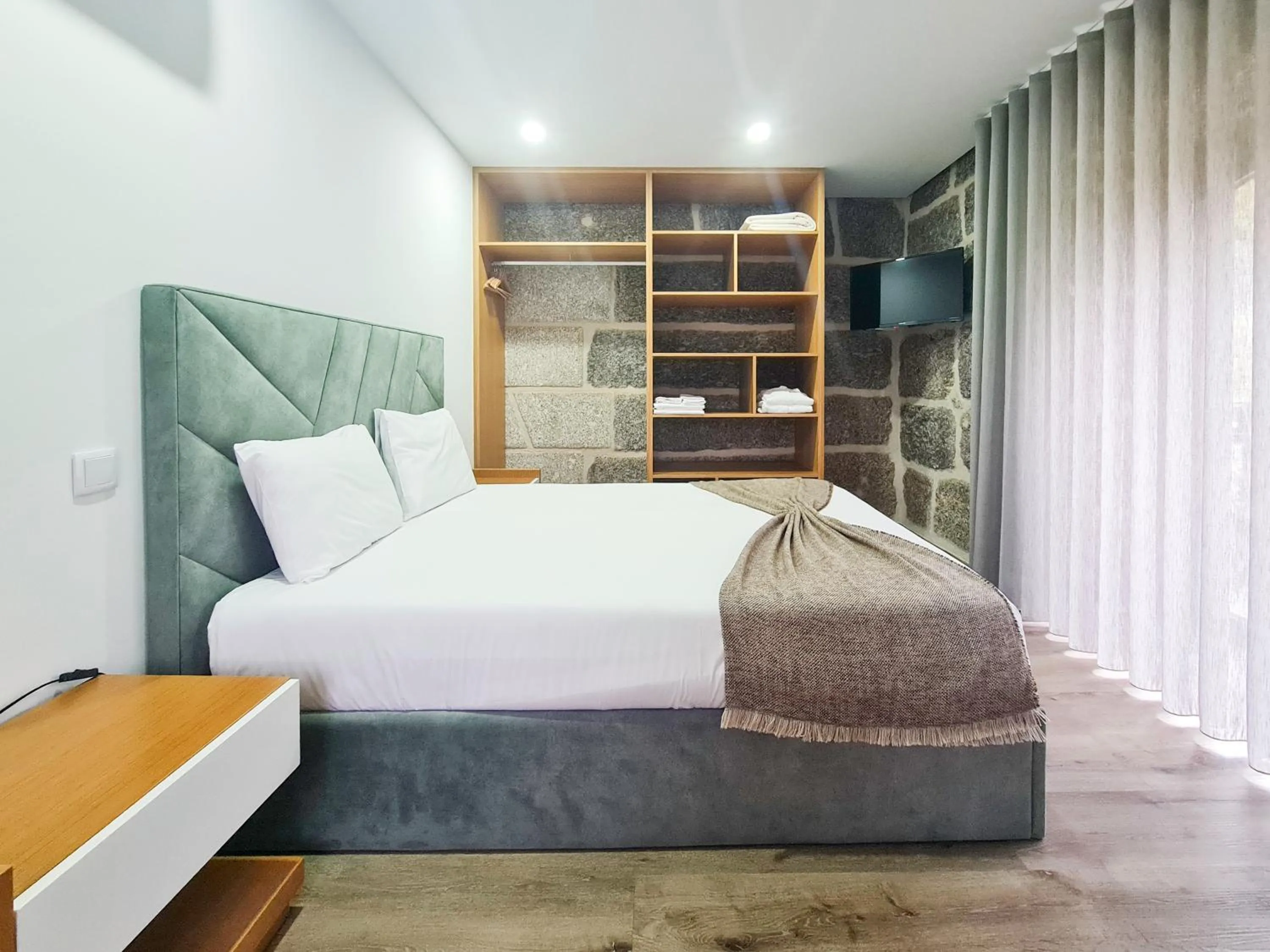 Bed in Casa d'Henrique Retreat Pool and Spa