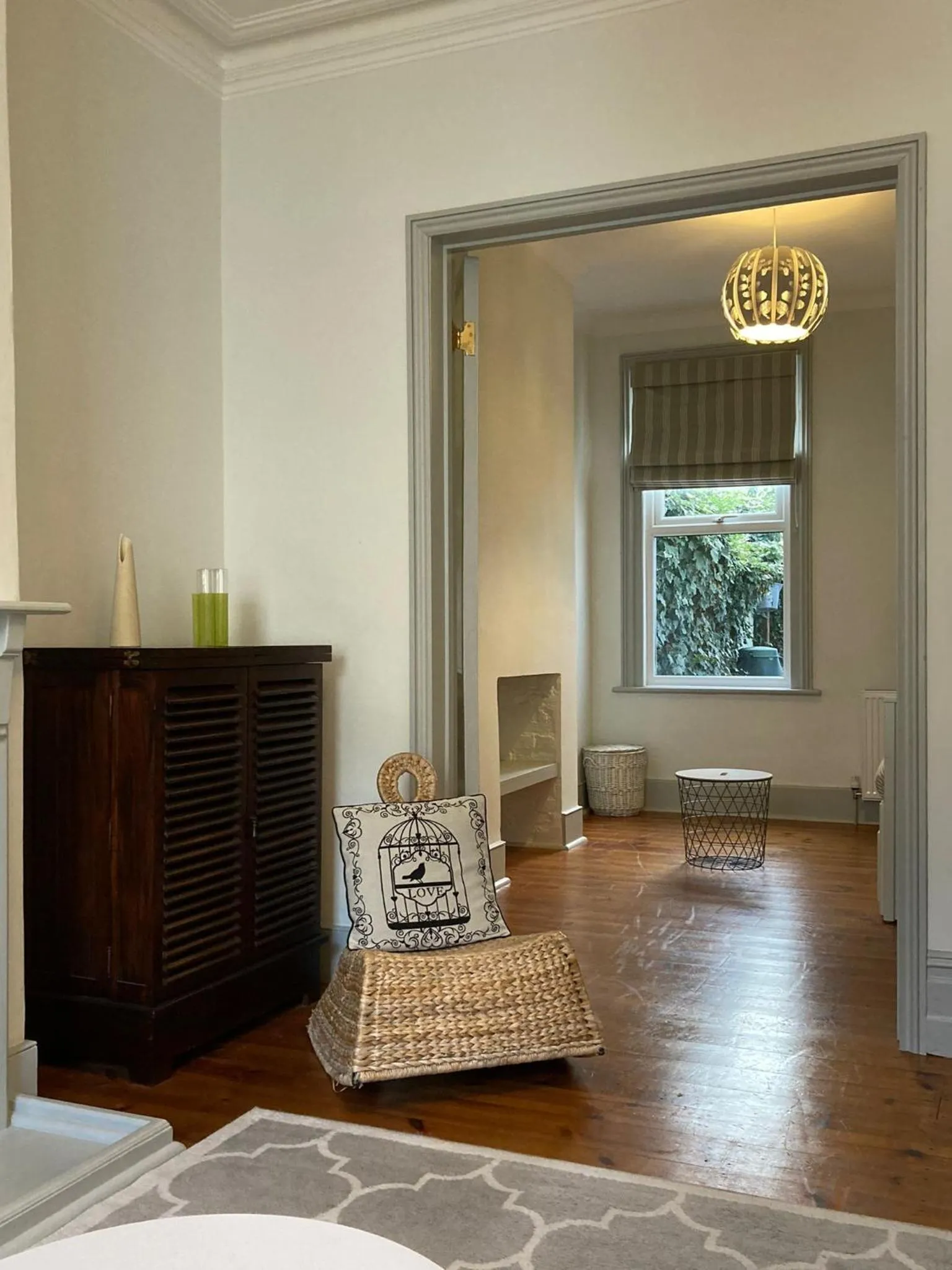 Living room in The Blue House