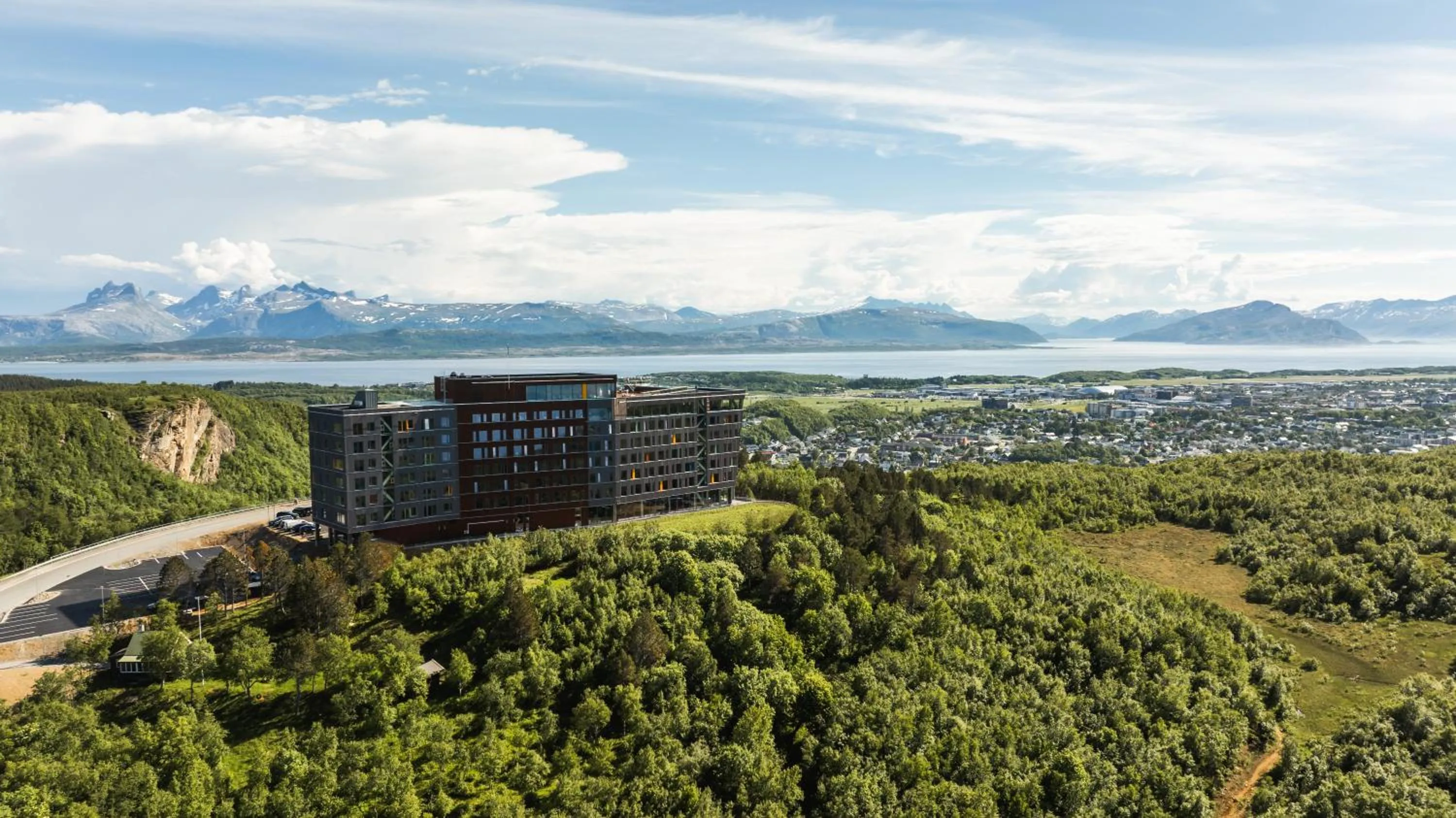 Natural landscape in Wood Hotel Bodø