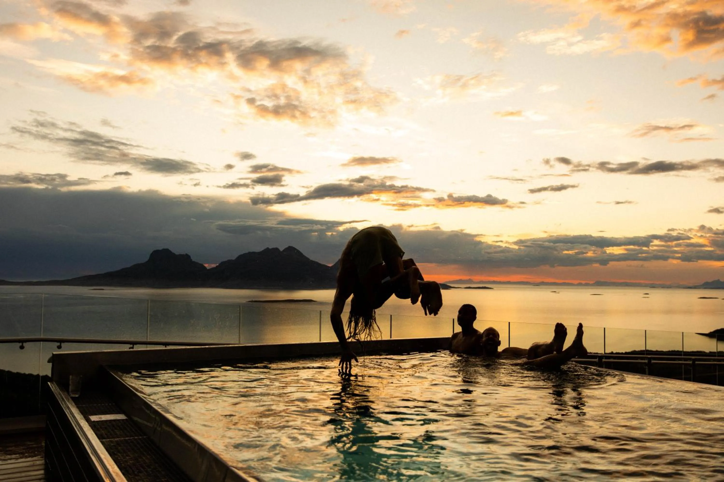 Patio in Wood Hotel Bodø