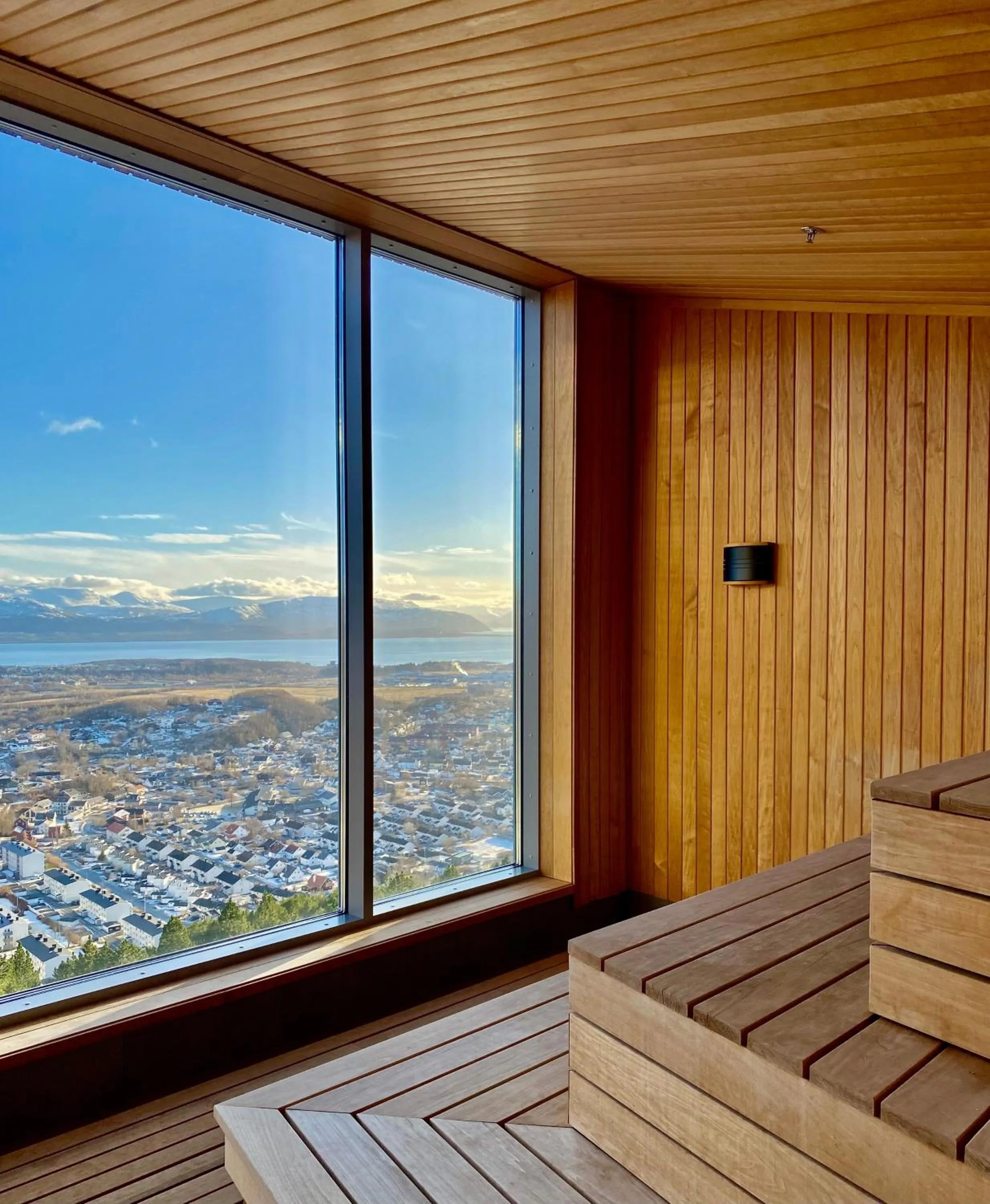 Sauna, Bed in Wood Hotel Bodø