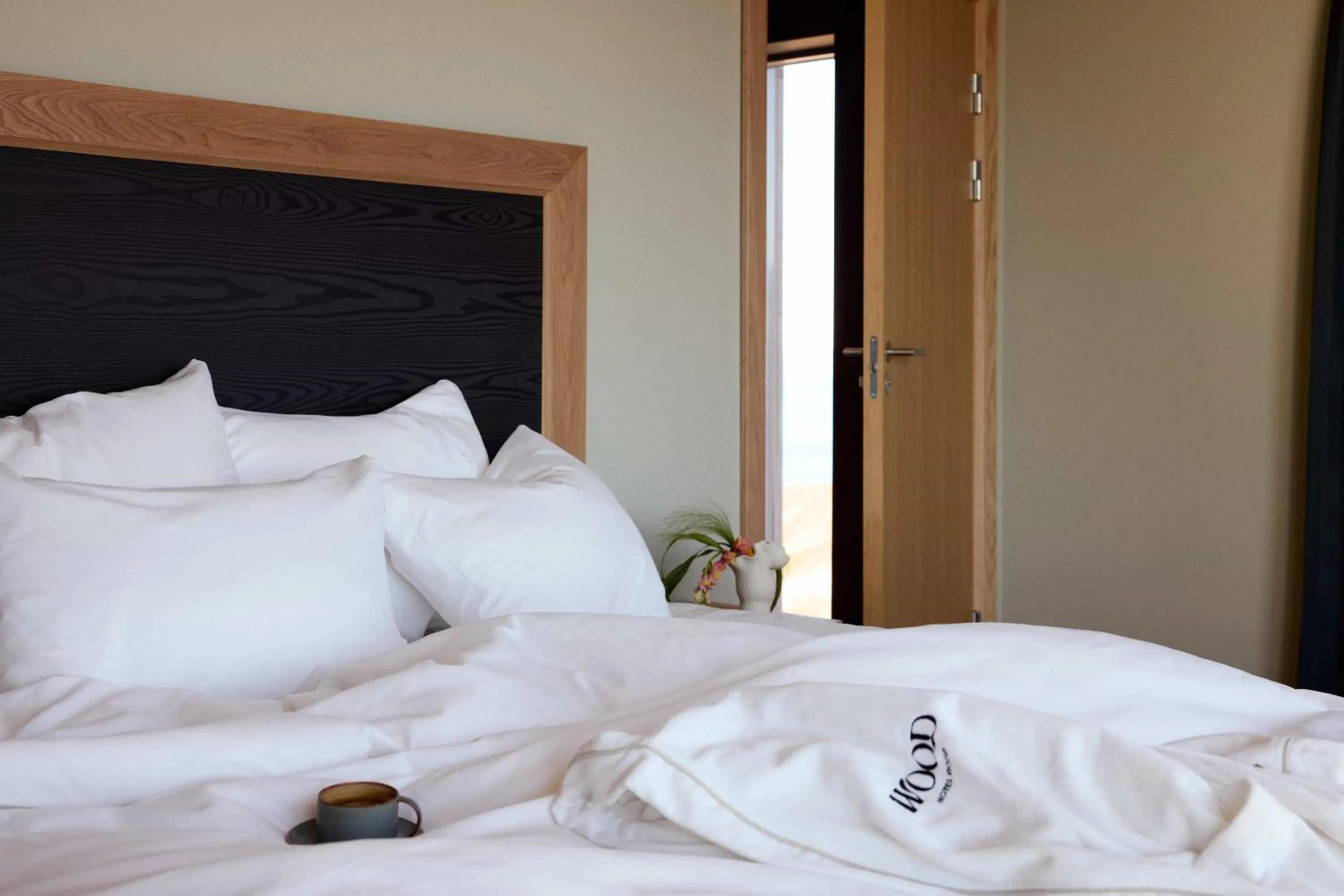 Bed in Wood Hotel Bodø