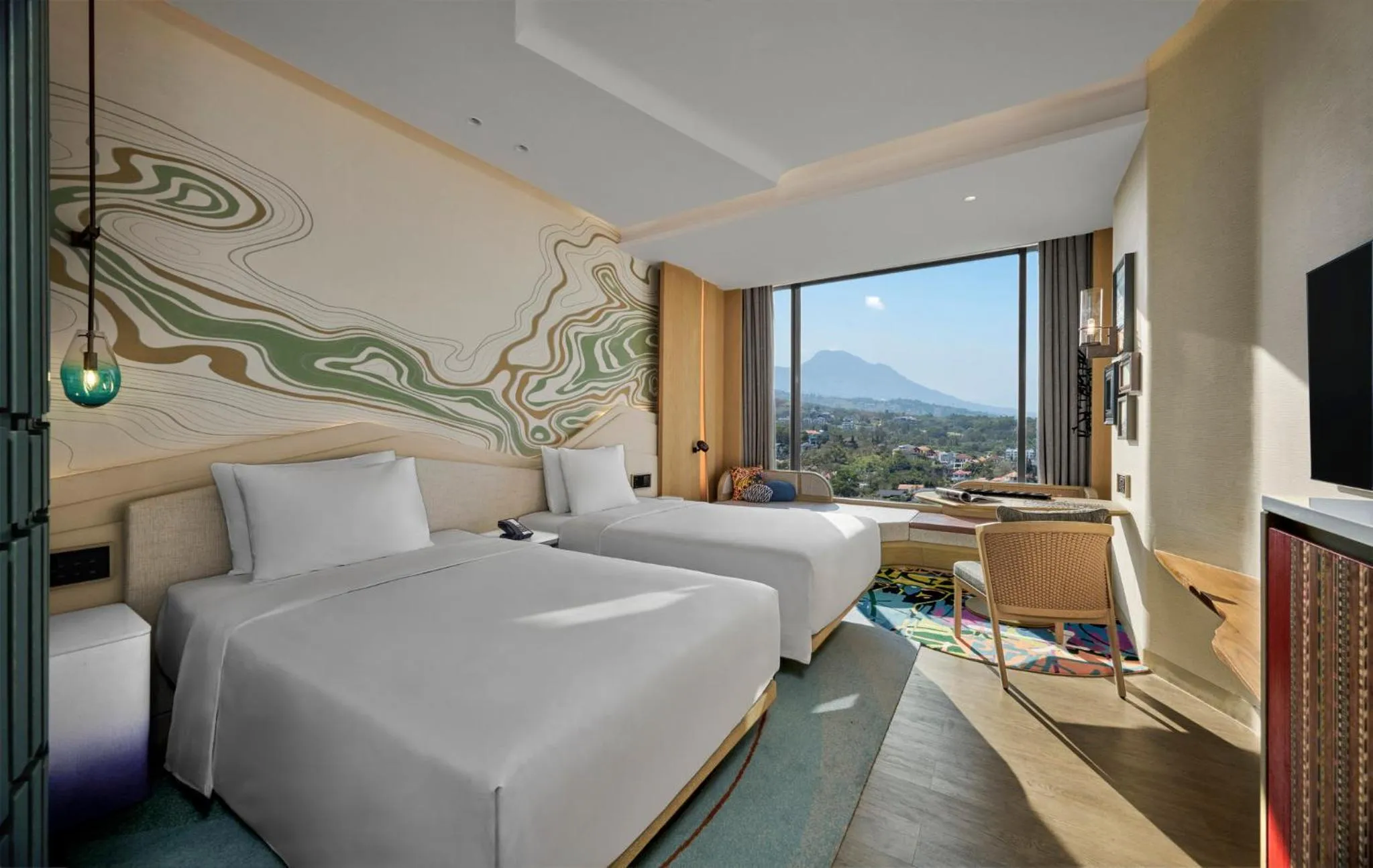 Photo of the whole room, Bed in Hotel Indigo Bandung Dago Pakar by IHG