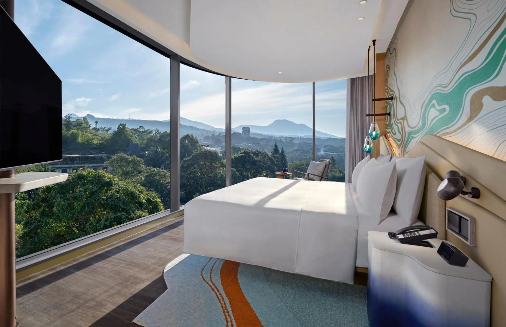 Photo of the whole room, Bed in Hotel Indigo Bandung Dago Pakar by IHG