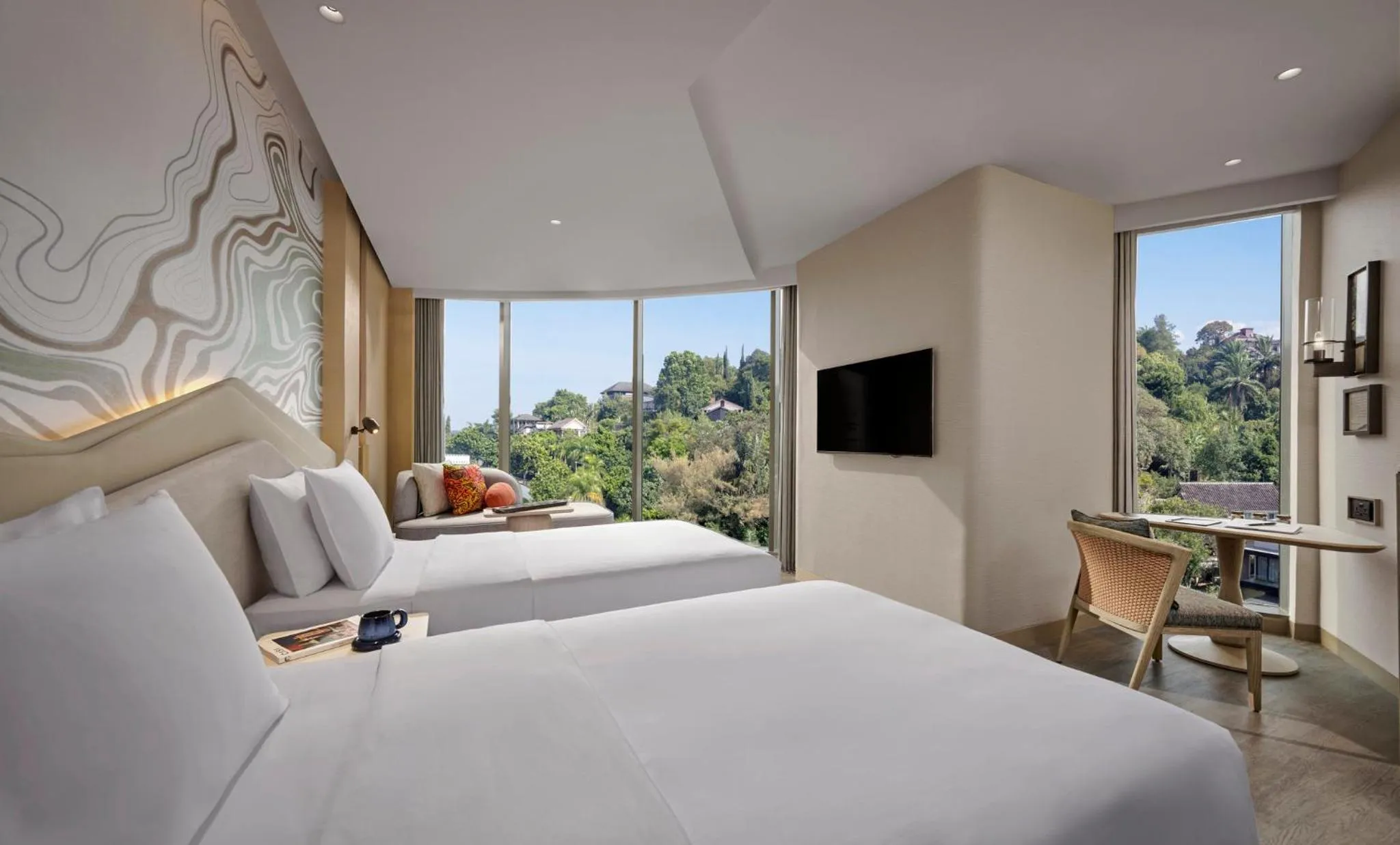 Photo of the whole room, Bed in Hotel Indigo Bandung Dago Pakar by IHG