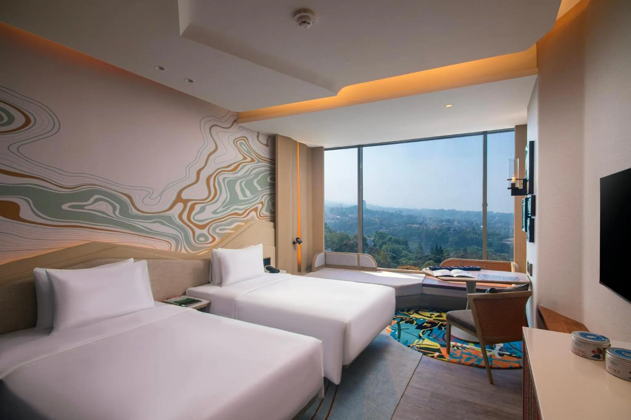 Photo of the whole room, Bed in Hotel Indigo Bandung Dago Pakar by IHG