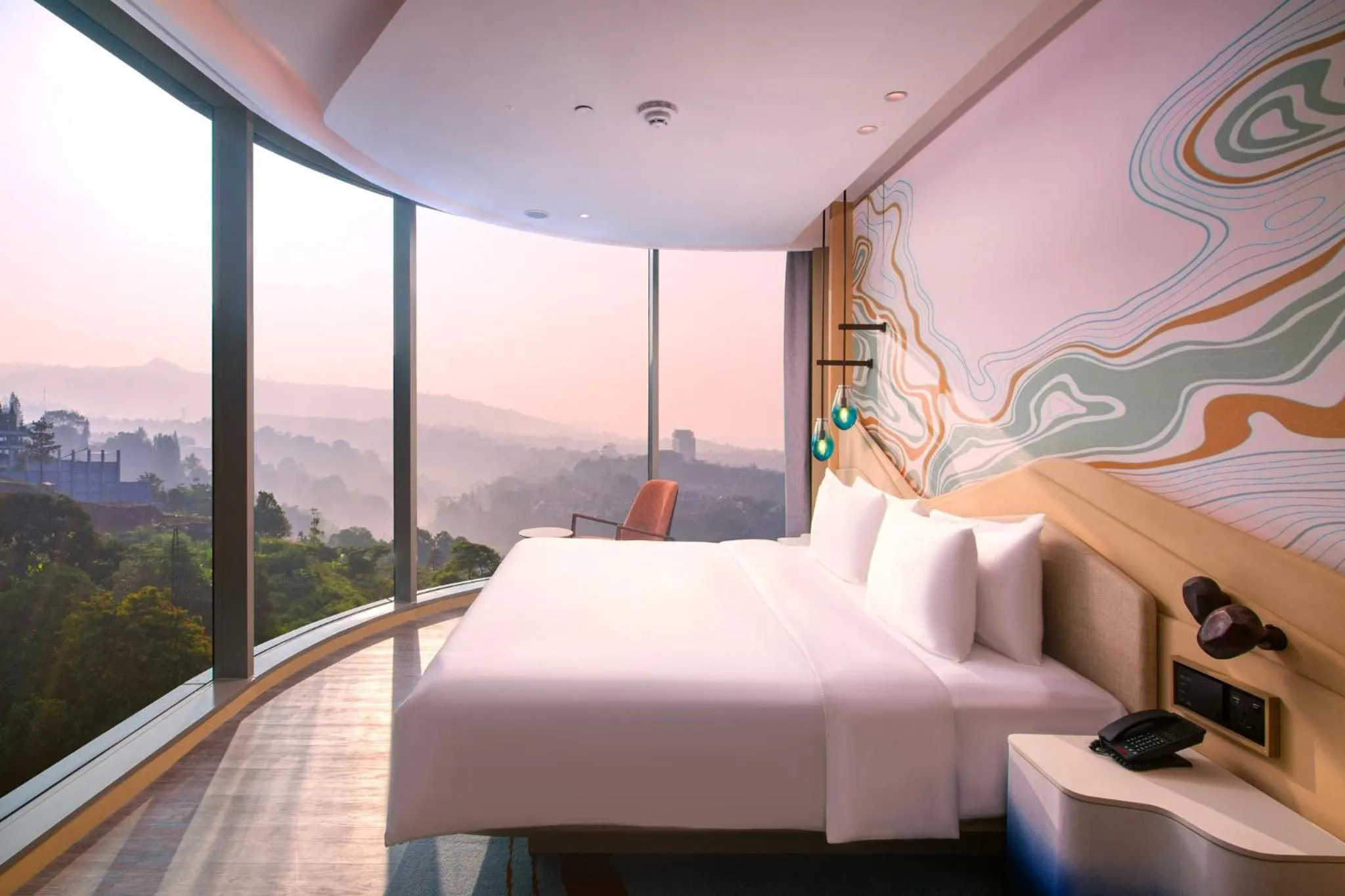 Photo of the whole room, Bed in Hotel Indigo Bandung Dago Pakar by IHG