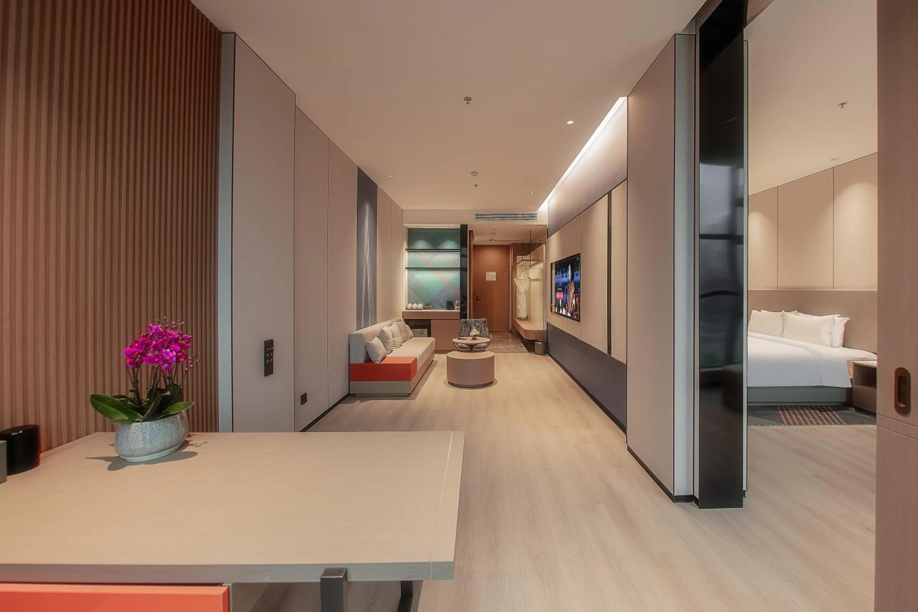 Living room in Holiday Inn Express Chongqing Nanbin Road by IHG