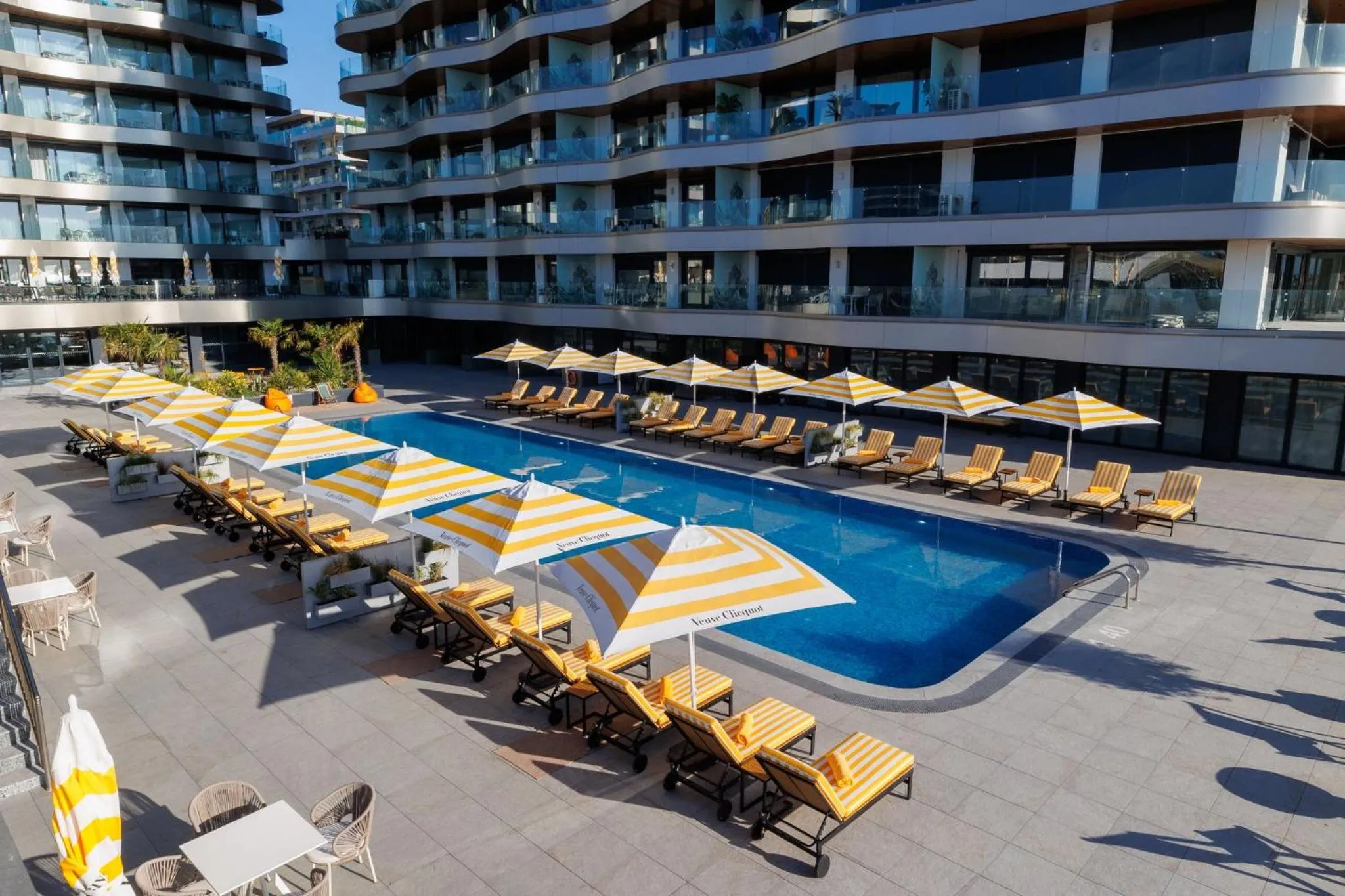 Swimming pool in Crowne Plaza Constanta - Mamaia Beach by IHG