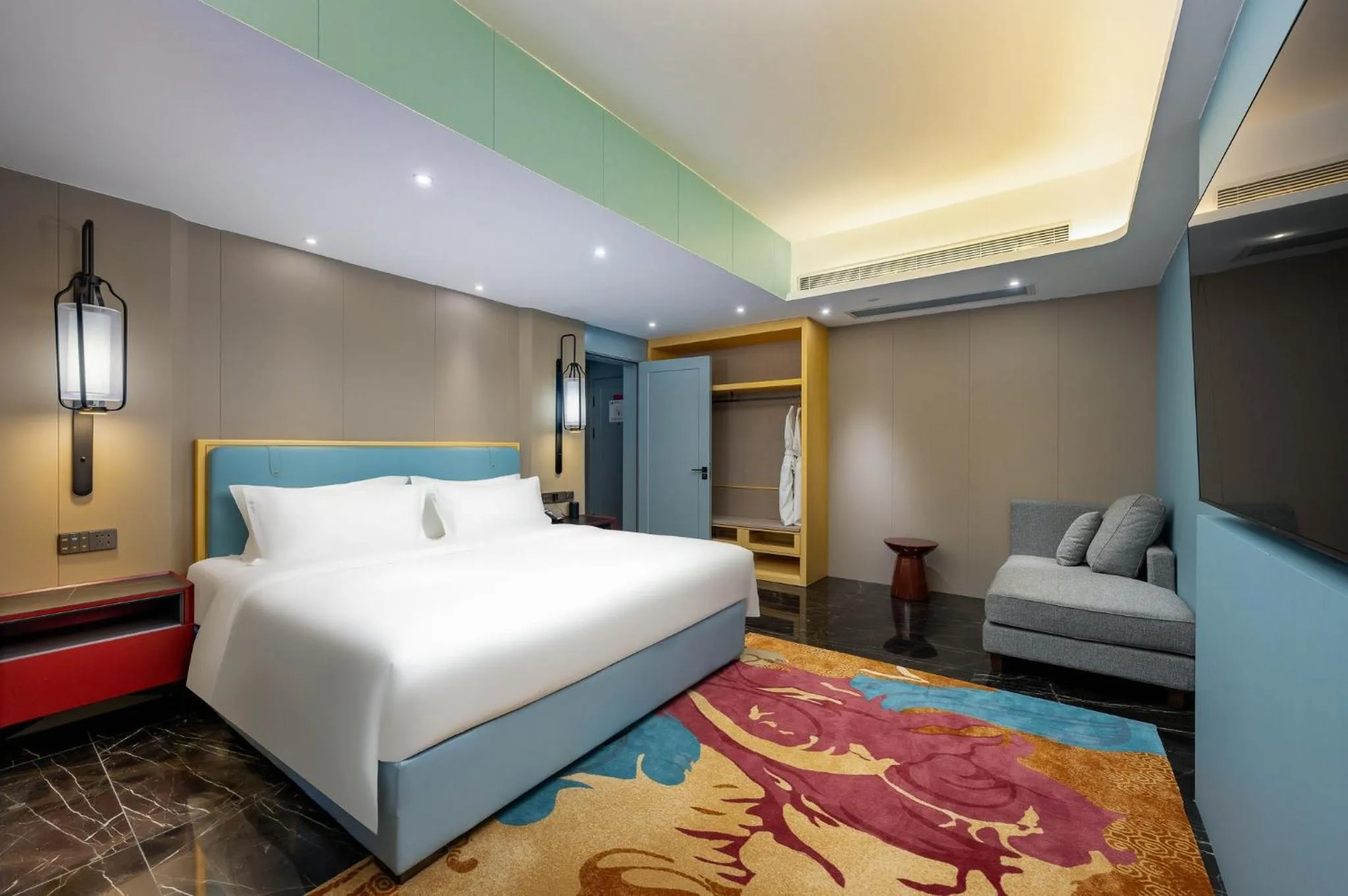 Bedroom, Bed in Holiday Inn Express Zhuhai Guishan Island, an IHG Hotel