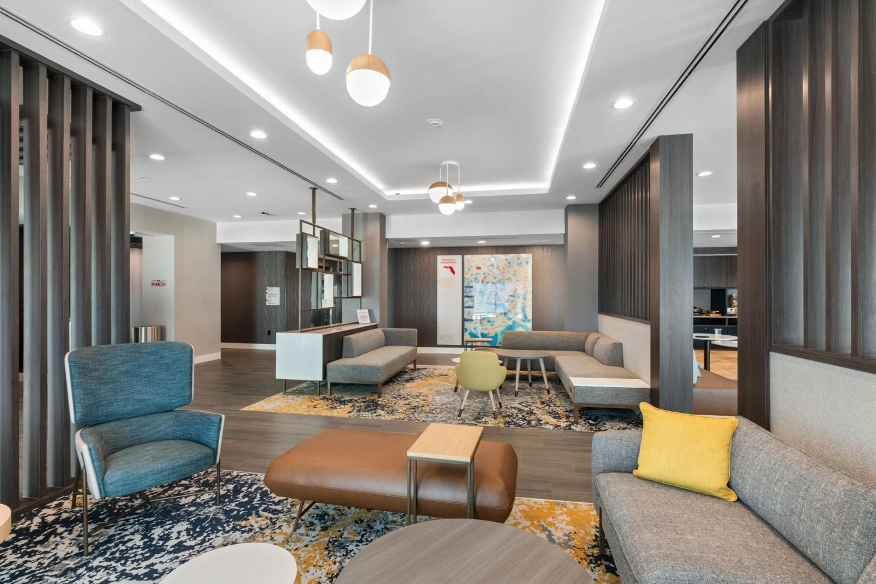 Lobby or reception in TownePlace Suites Jacksonville Airport